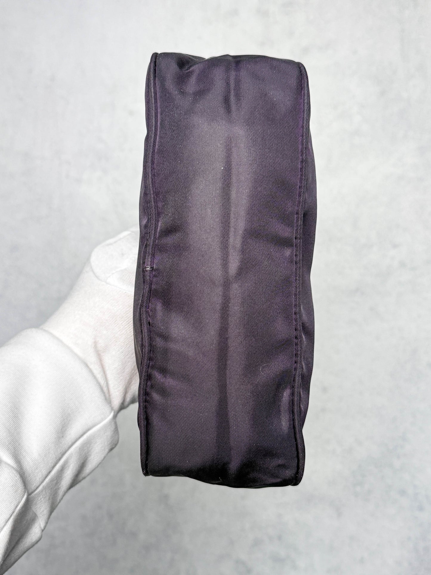 Prada Nylon Pochette Dark Purple