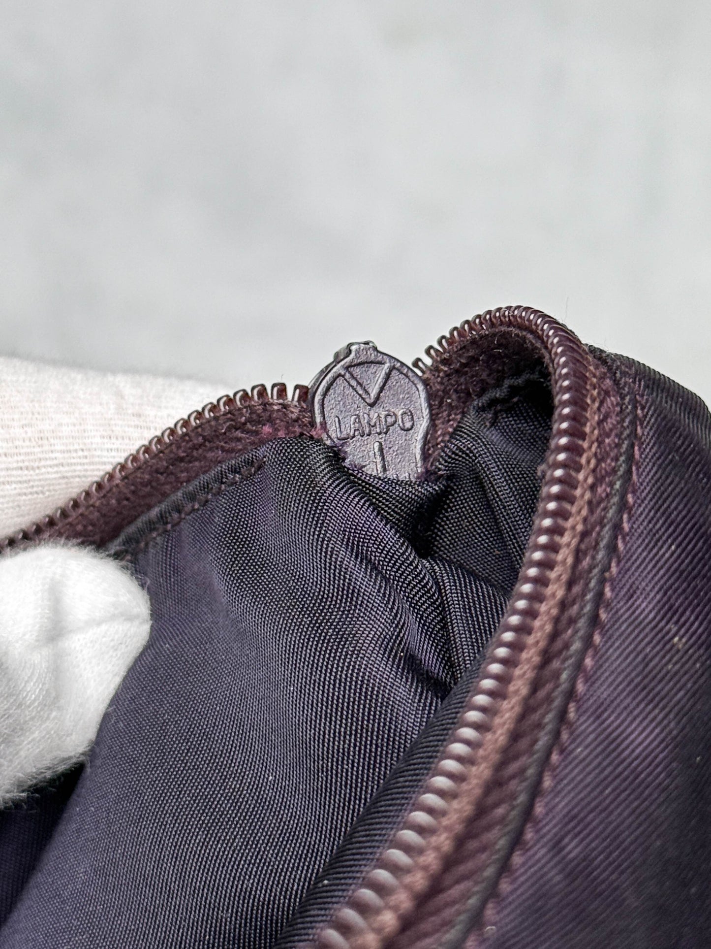 Prada Nylon Pochette Dark Purple