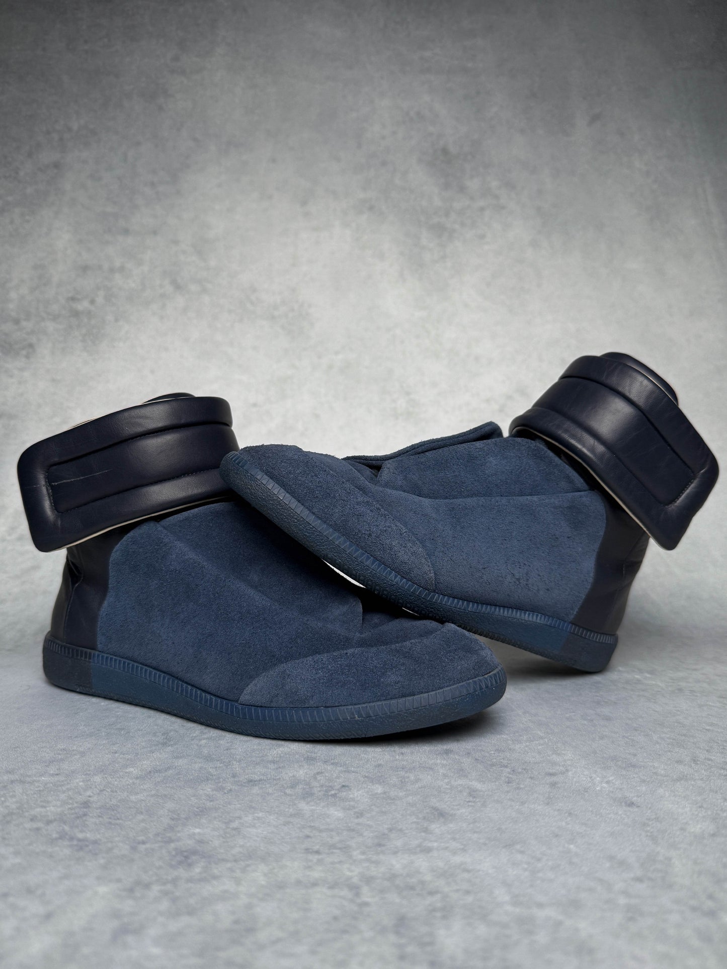 Maison Margiela Future High Dark Blue Suede (42)