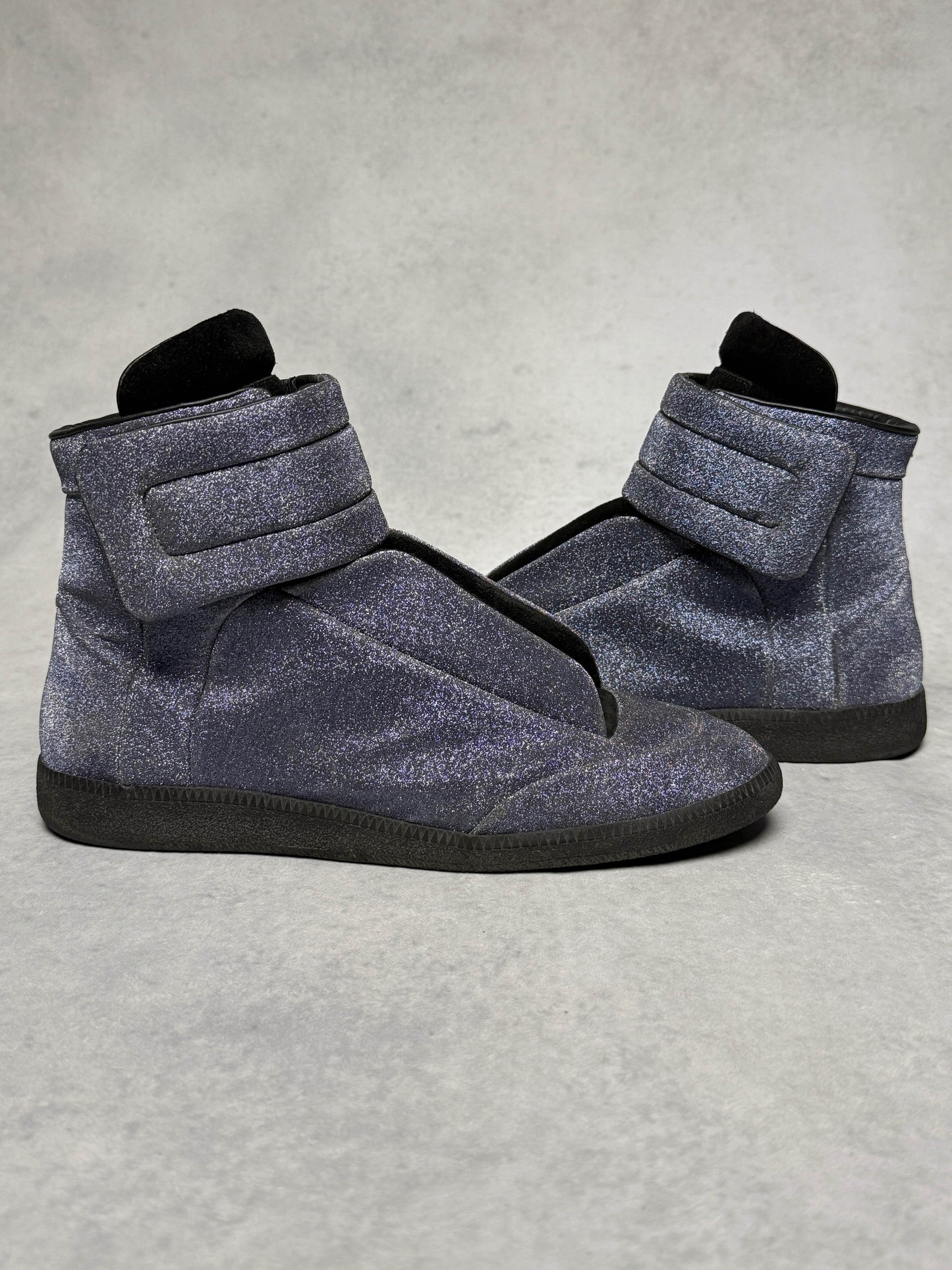 Maison Margiela Future High Glitter Dark Blue (45)