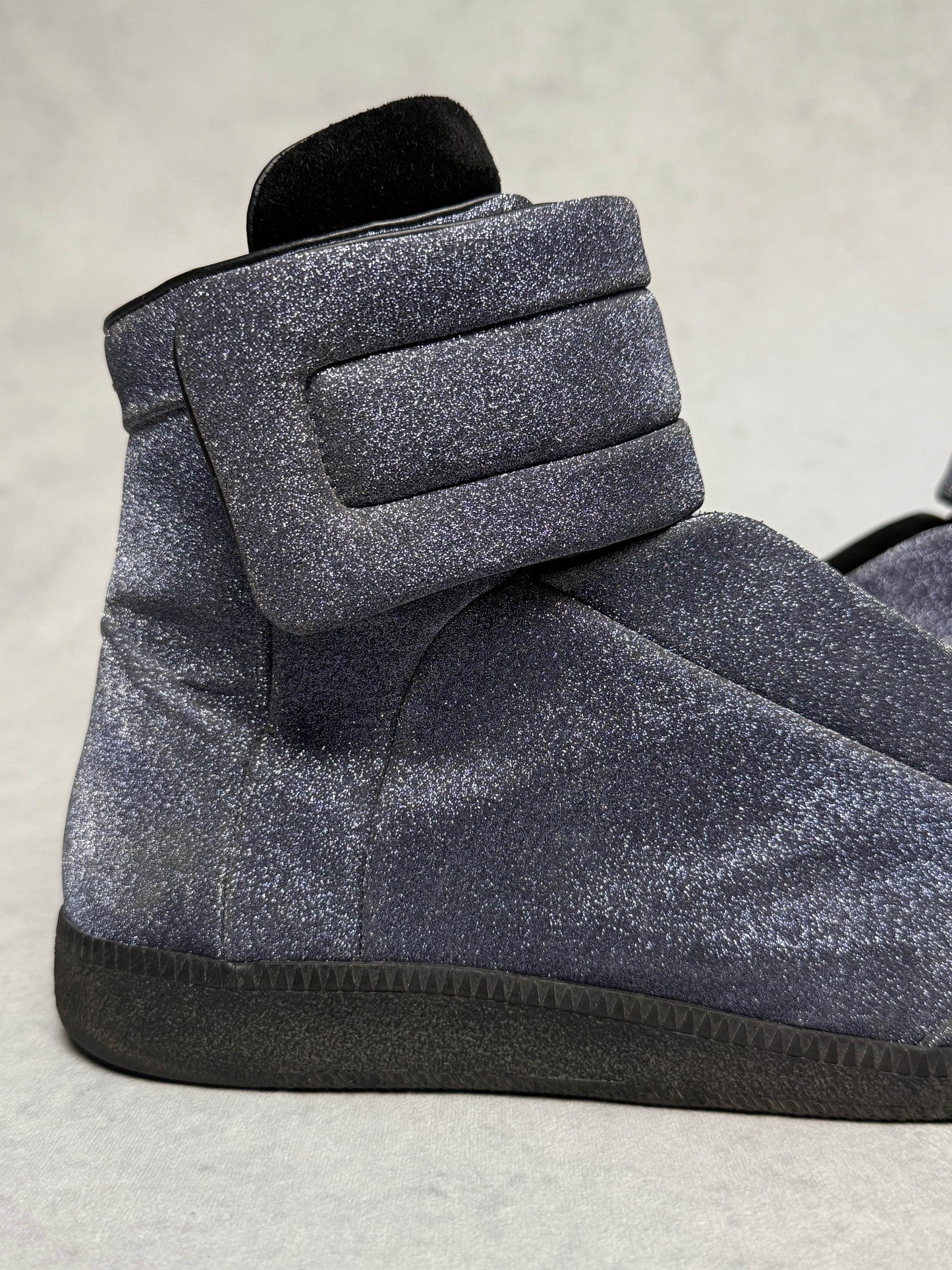 Maison Margiela Future High Glitter Dark Blue (45)