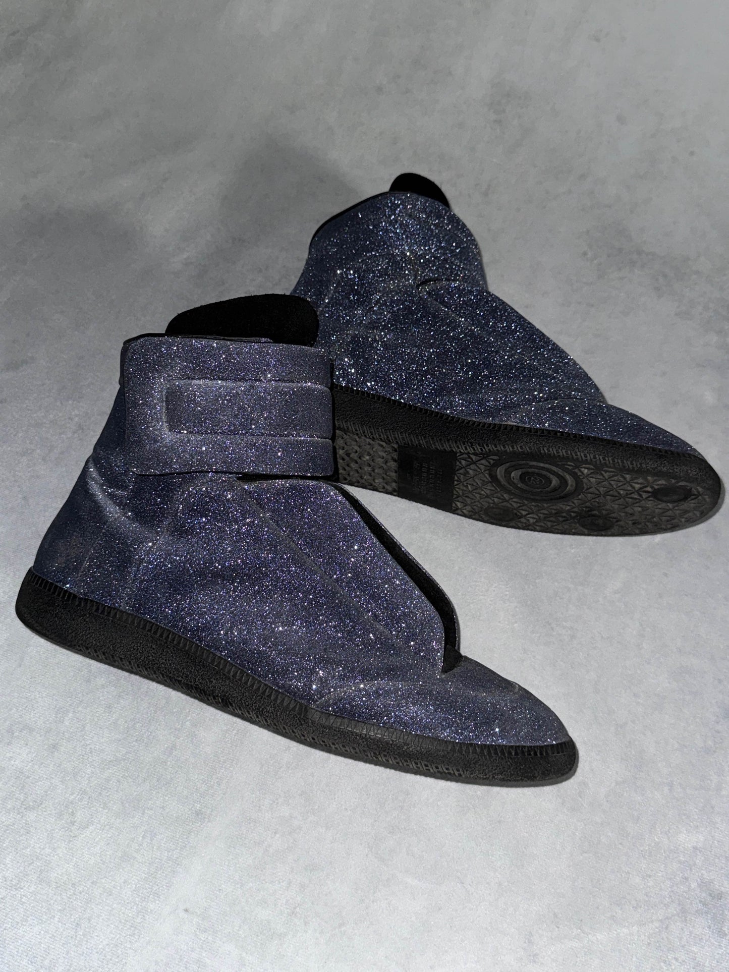 Maison Margiela Future High Glitter Dark Blue (45)
