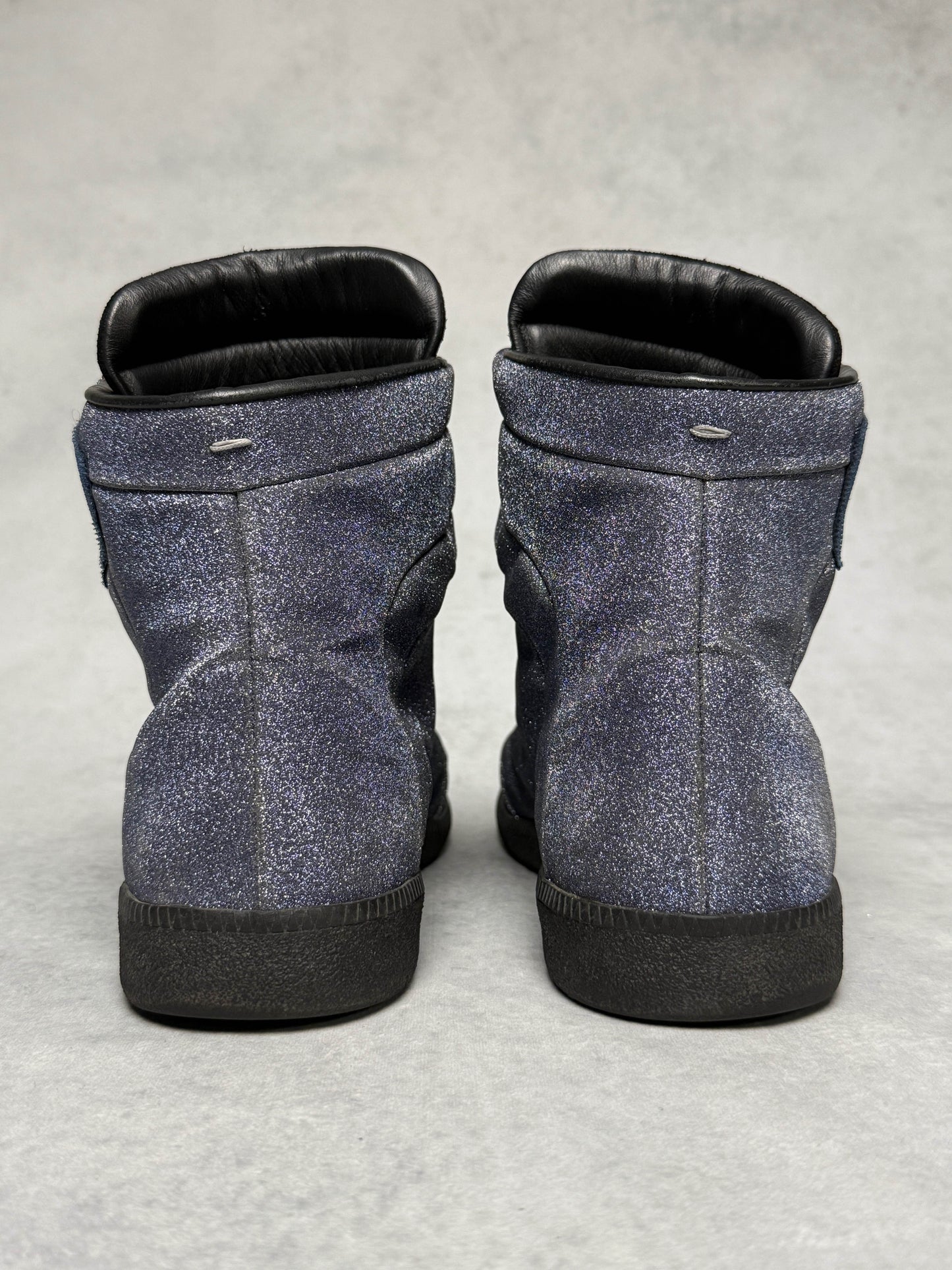 Maison Margiela Future High Glitter Dark Blue (45)