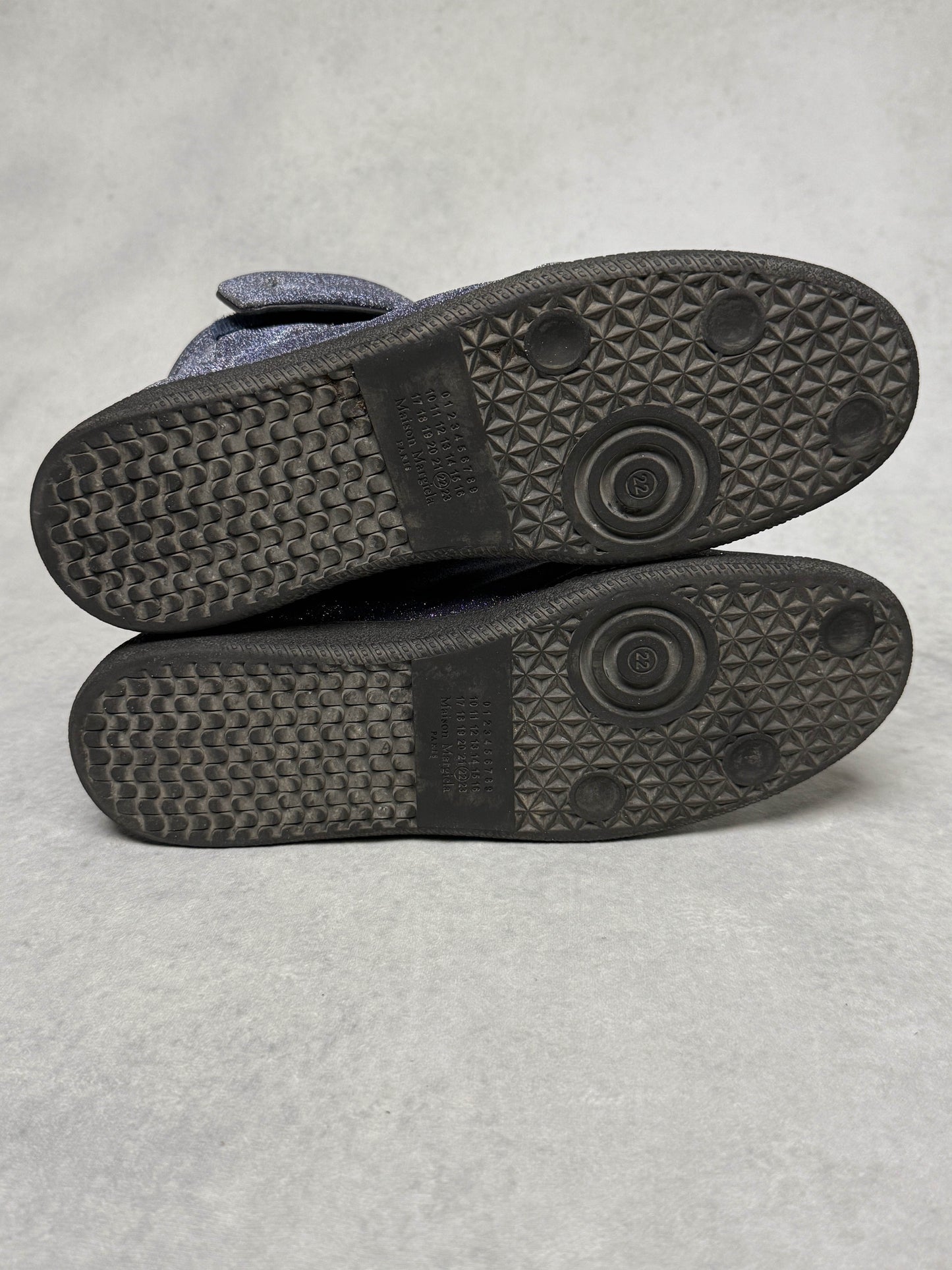 Maison Margiela Future High Glitter Dark Blue (45)