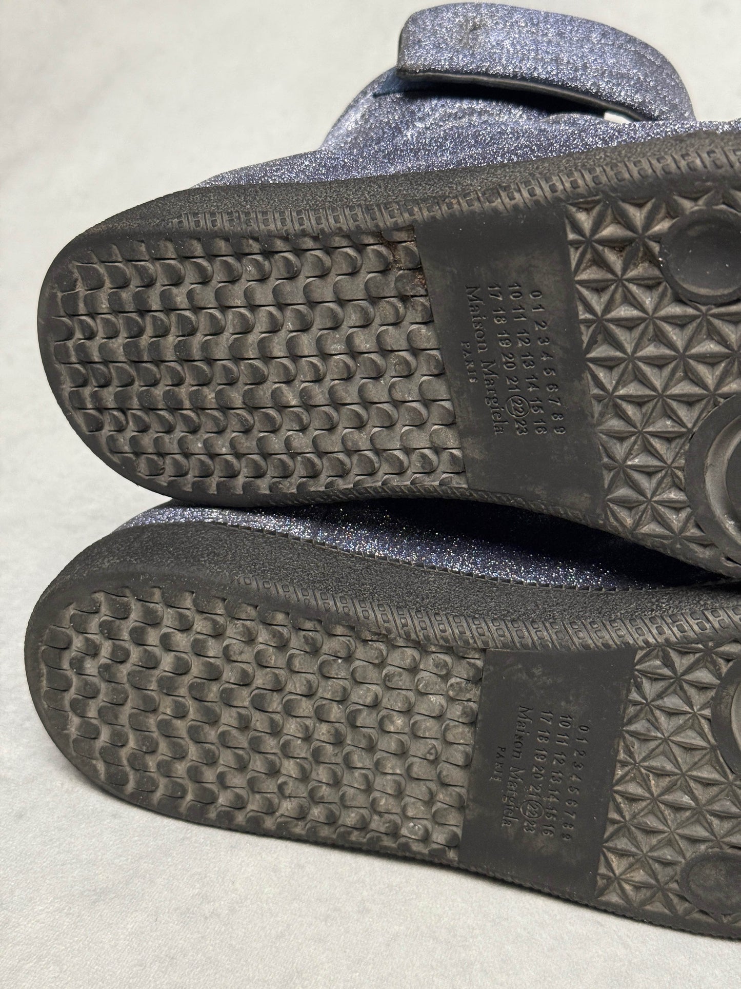 Maison Margiela Future High Glitter Dark Blue (45)