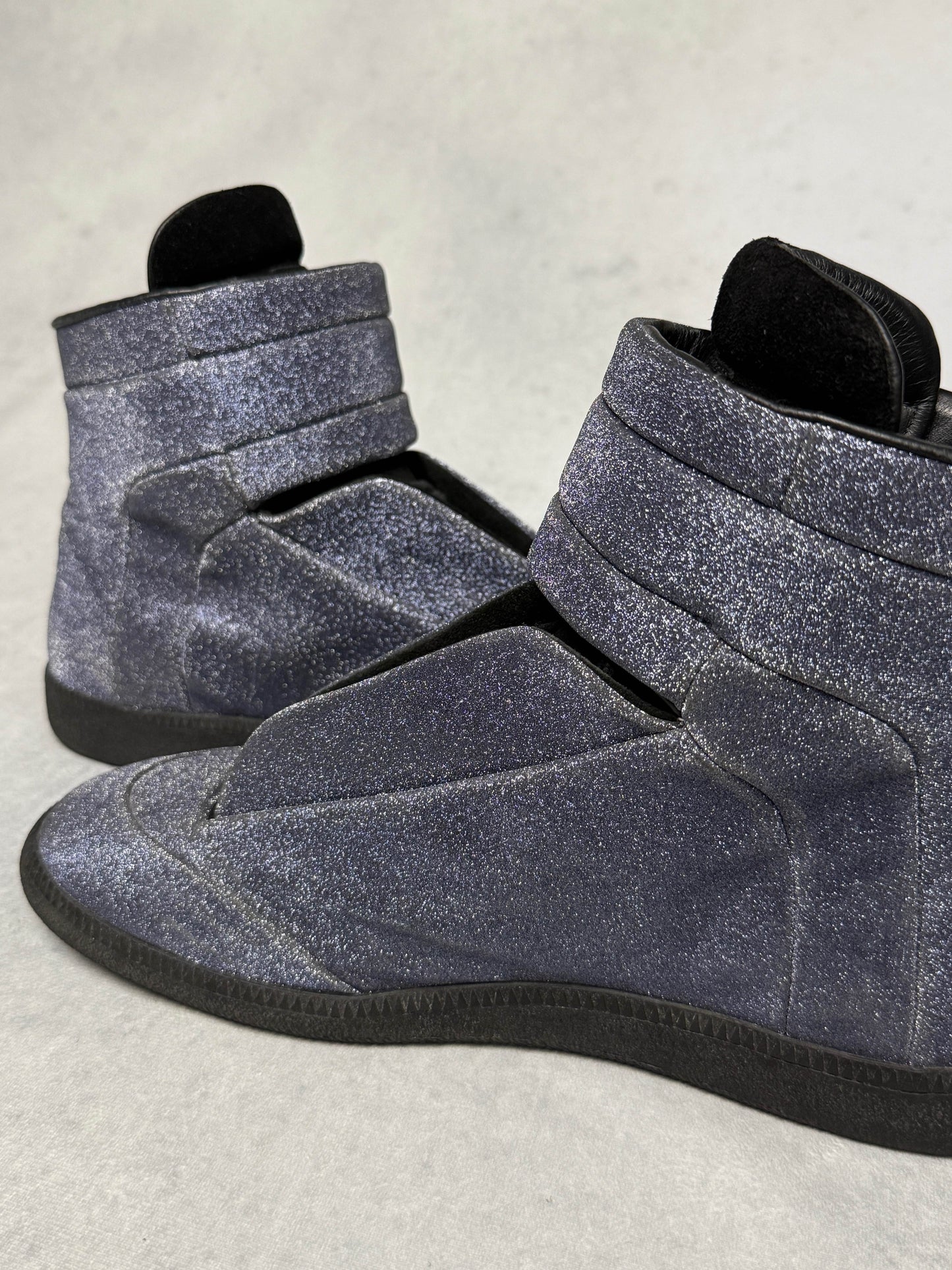 Maison Margiela Future High Glitter Dark Blue (45)