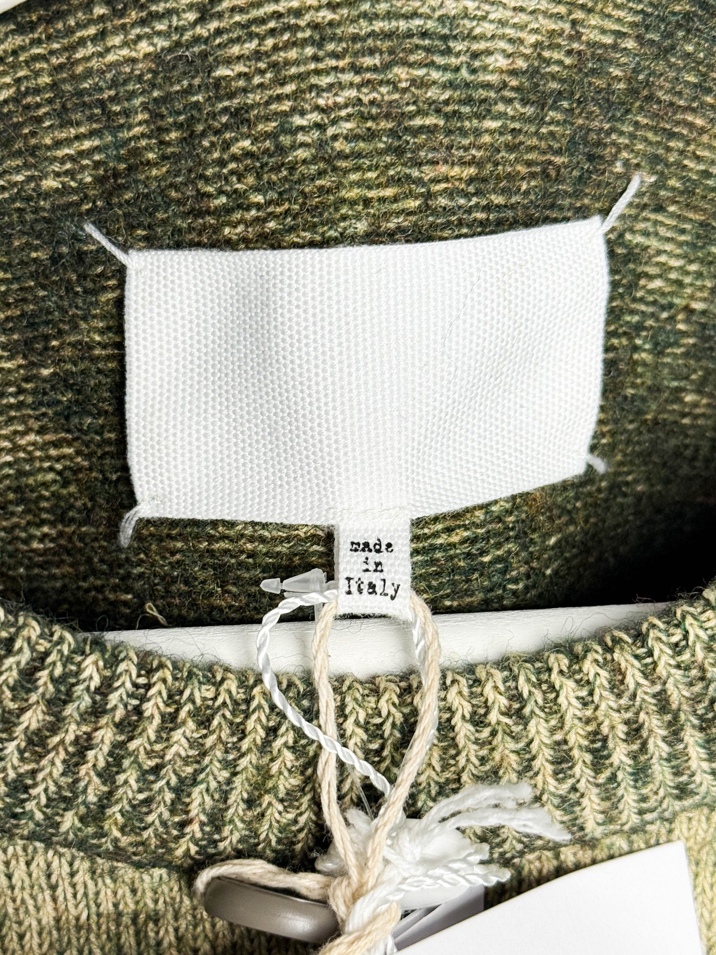 Maison Margiela Green Wool/Cotton Sweater (M)