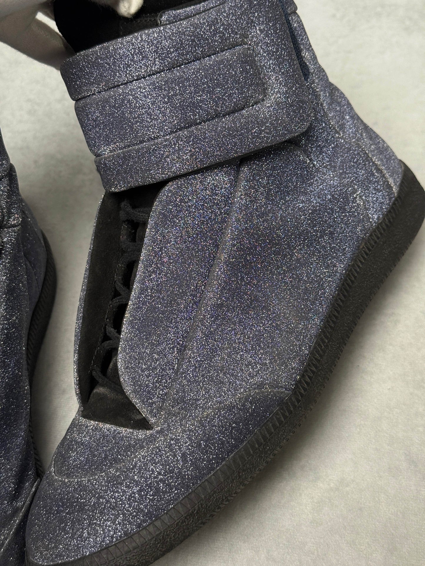 Maison Margiela Future High Glitter Dark Blue (45)