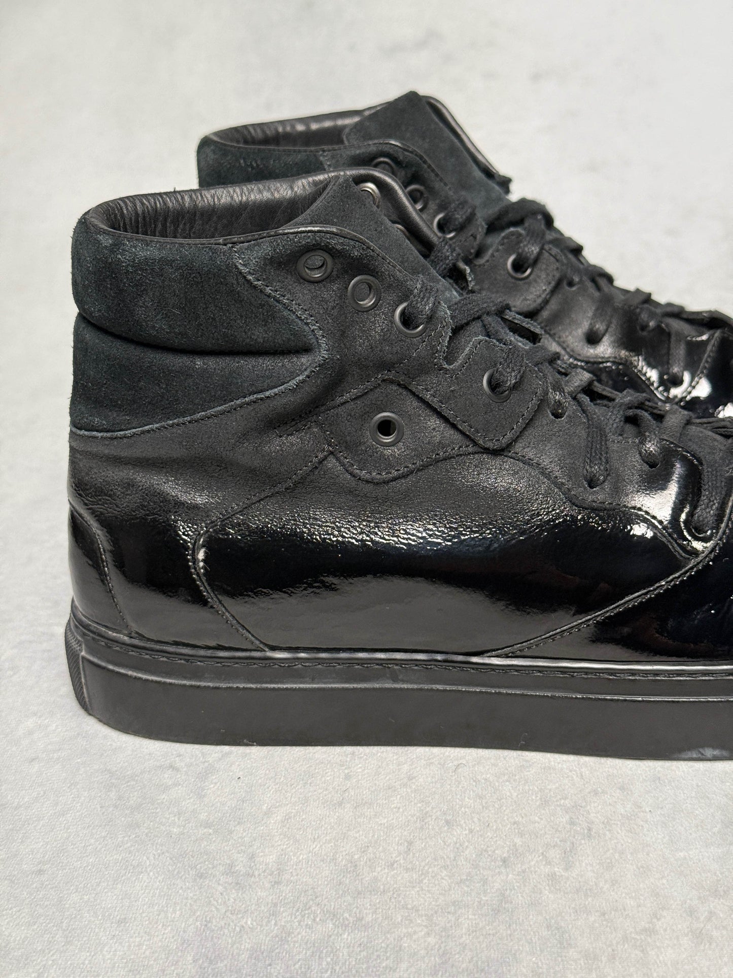Balenciaga High-Top Sneaker Gradient Black Suede (43.5)