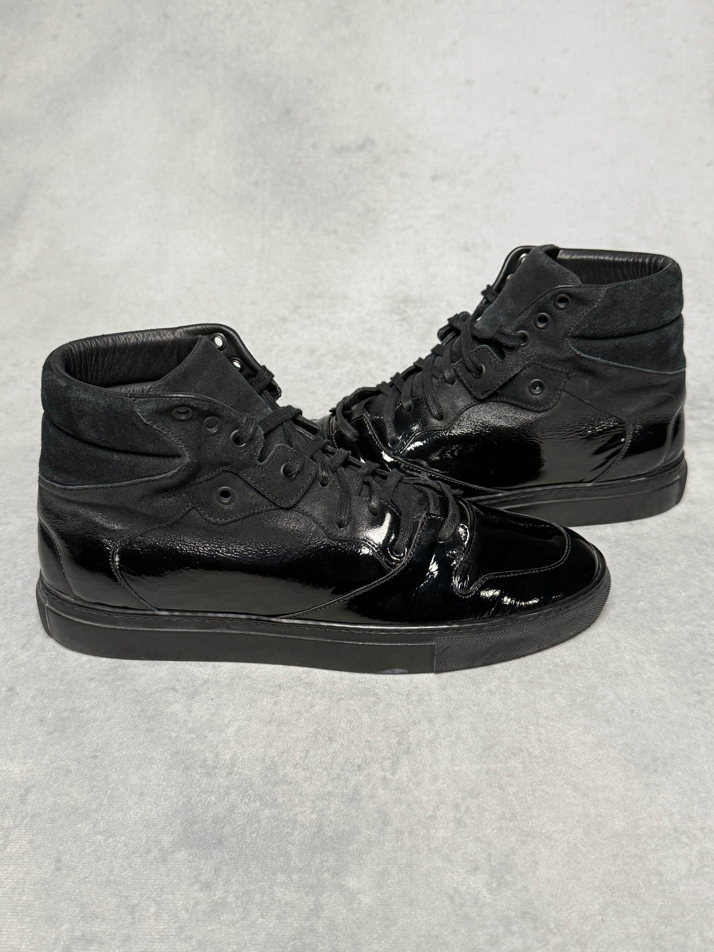 Balenciaga High-Top Sneaker Gradient Black Suede (43.5)