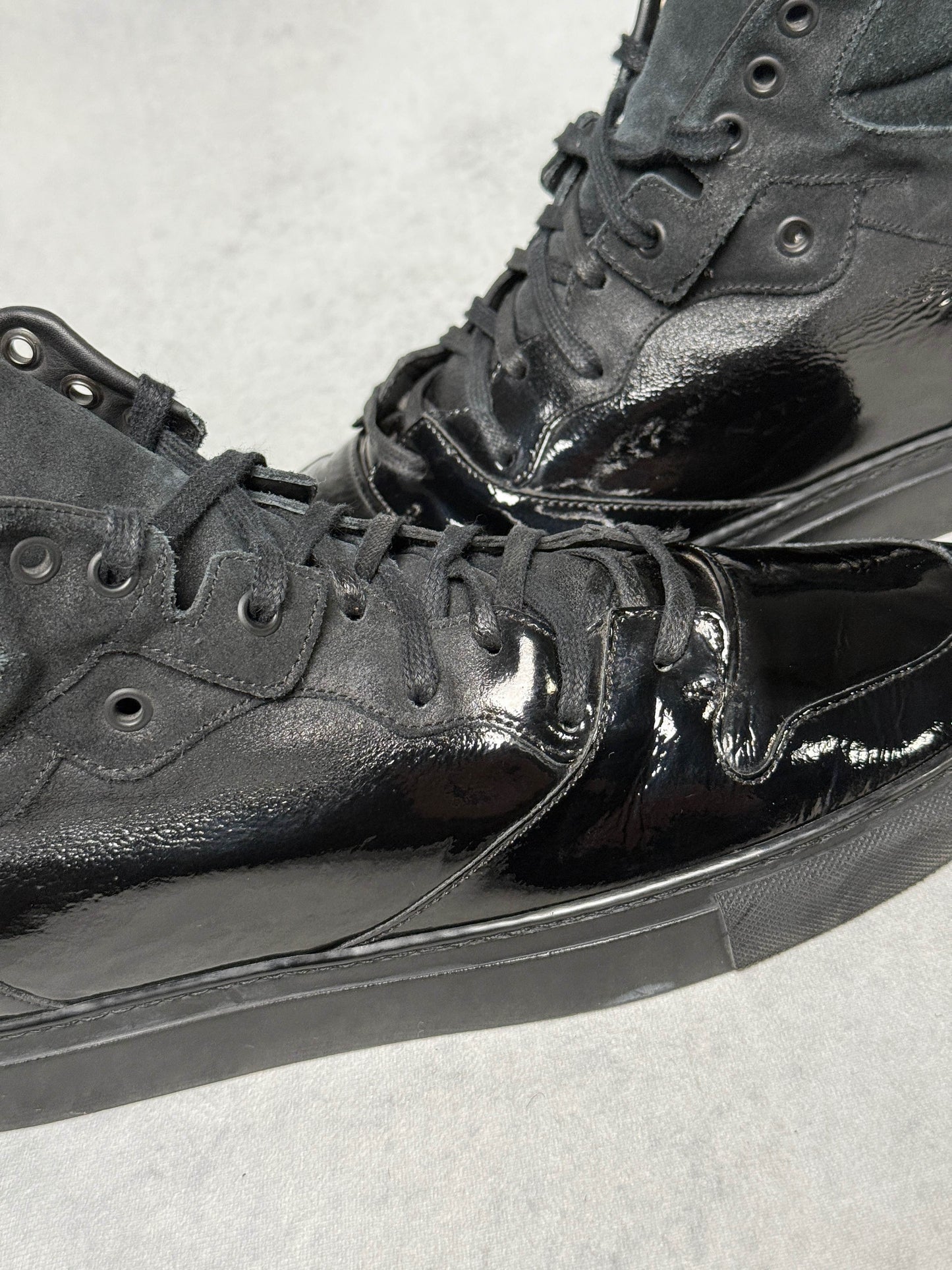 Balenciaga High-Top Sneaker Gradient Black Suede (43.5)