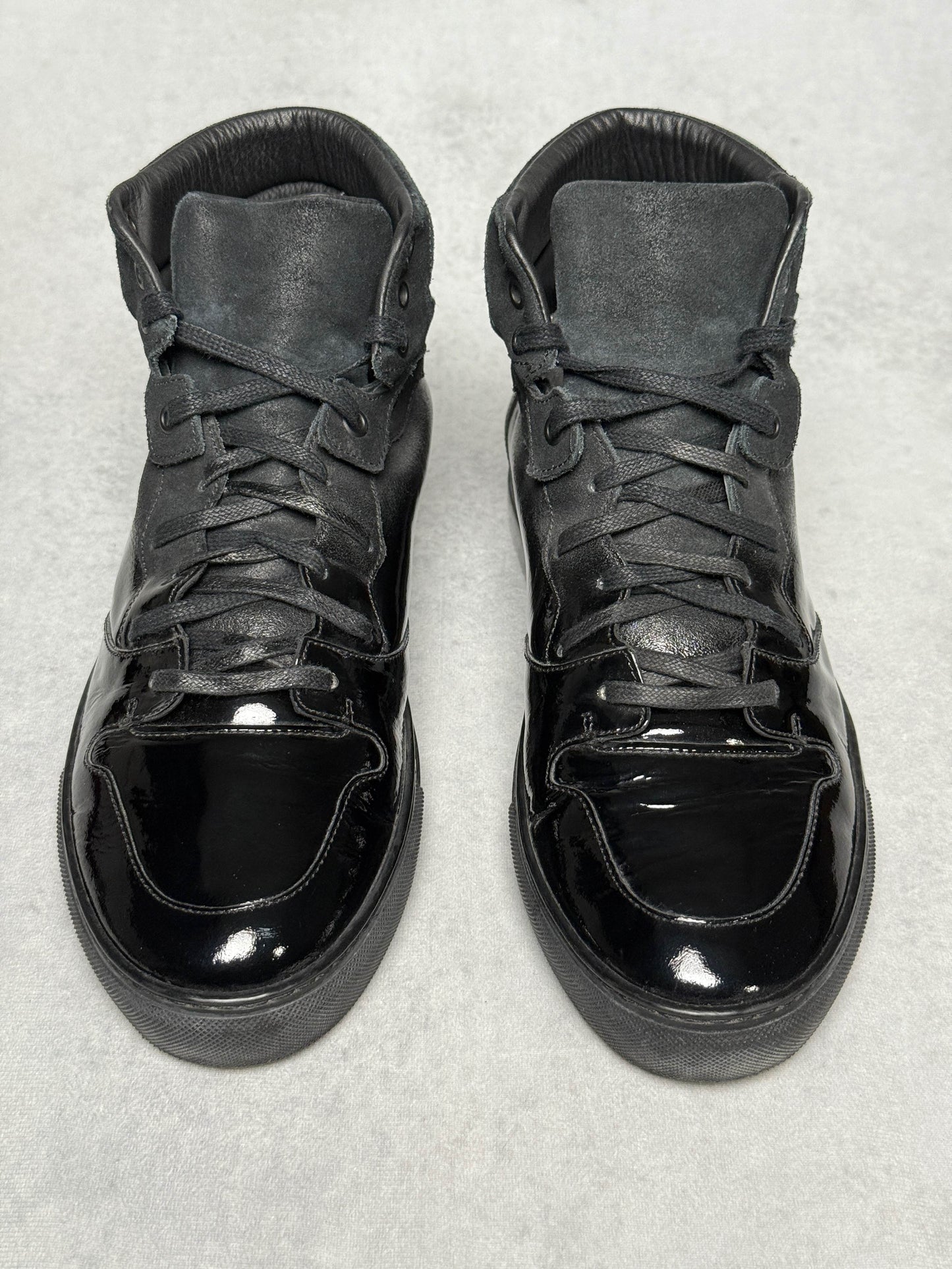 Balenciaga High-Top Sneaker Gradient Black Suede (43.5)