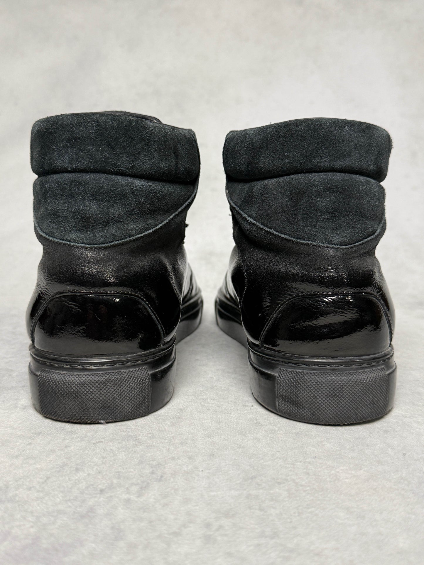 Balenciaga High-Top Sneaker Gradient Black Suede (43.5)
