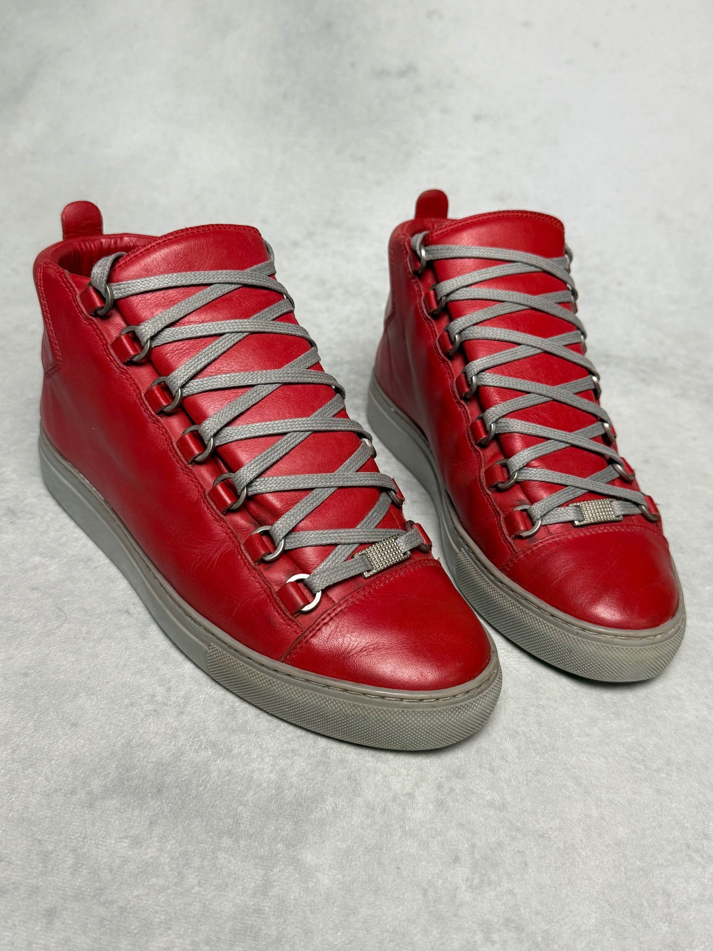 Balenciaga Arena High Red/Grey (40.5)