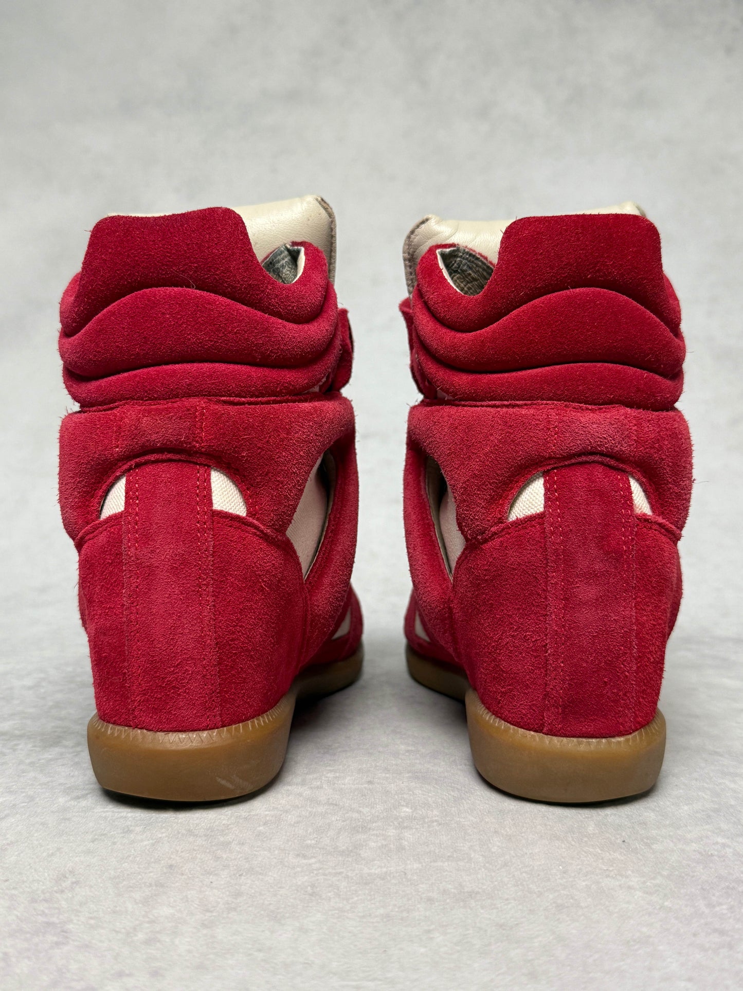 Isabel Marant Bayley Wedge Sneaker Red/Blue Stars (39)