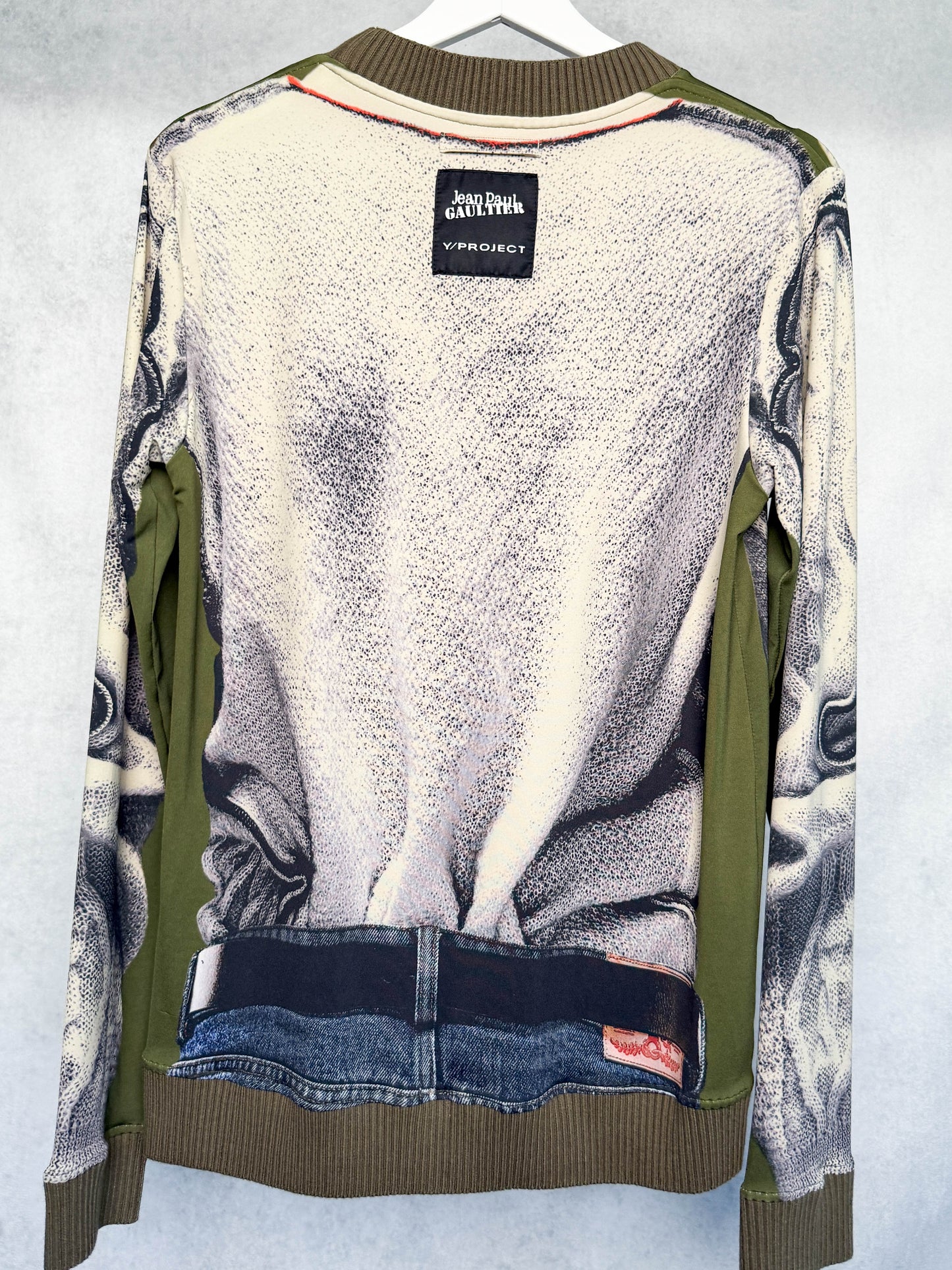 Y/Project x Jean Paul Gaultier Trompe L'Oeil Cable Knit Top Unisex (L)