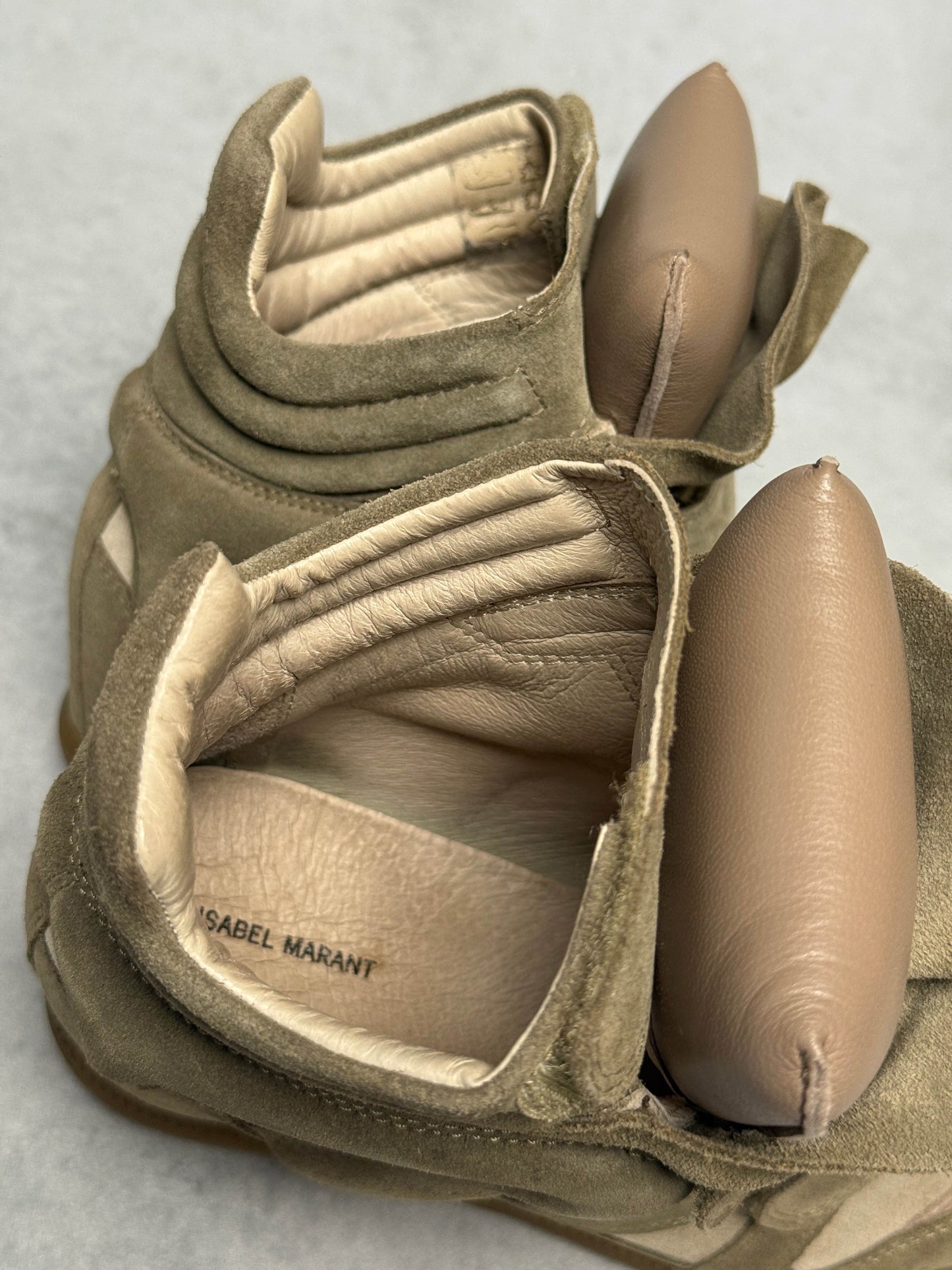Isabel Marant Bekett Wedge Sneaker Taupe (37)