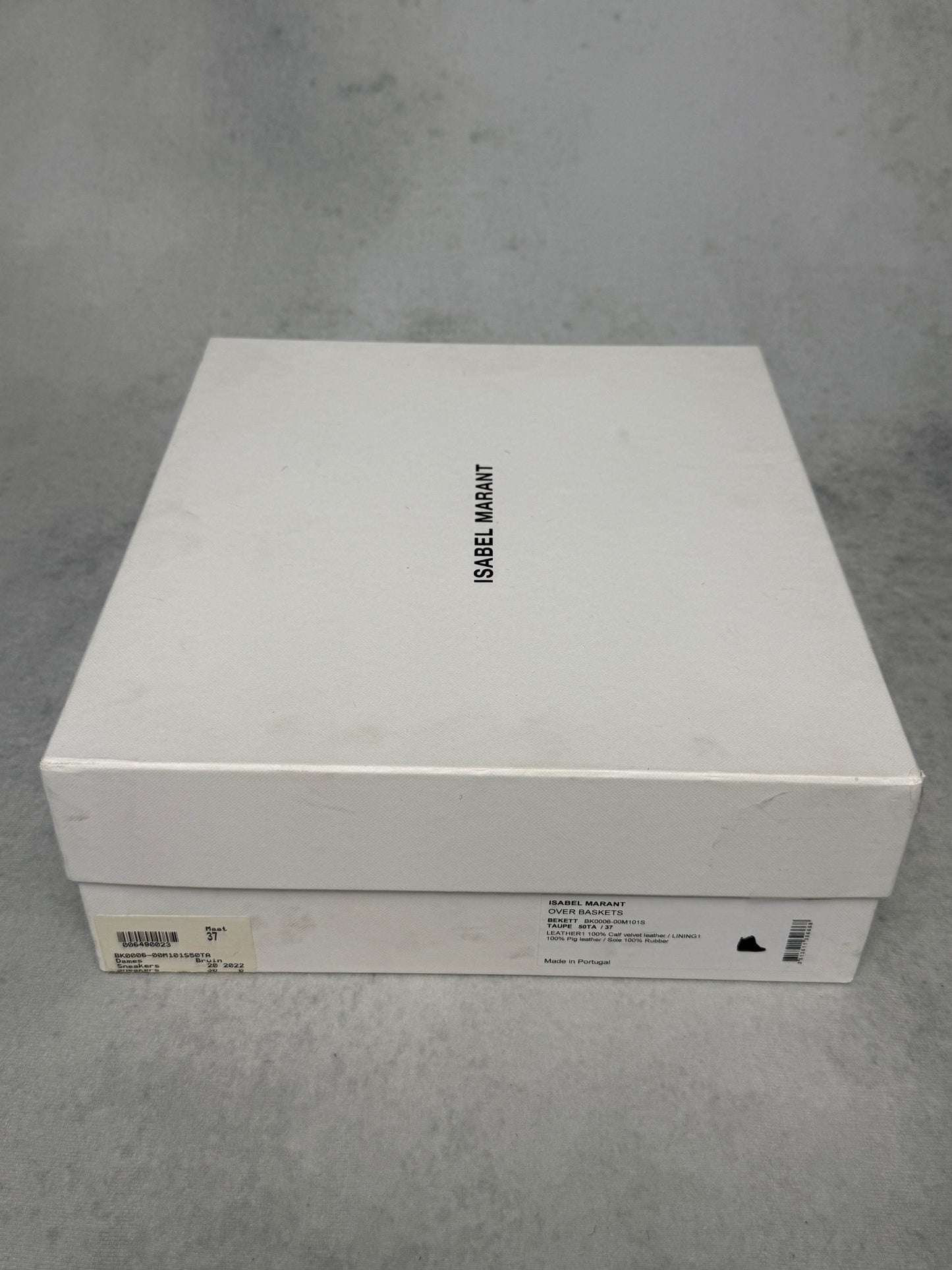 Isabel Marant Bekett Wedge Sneaker Taupe (37)