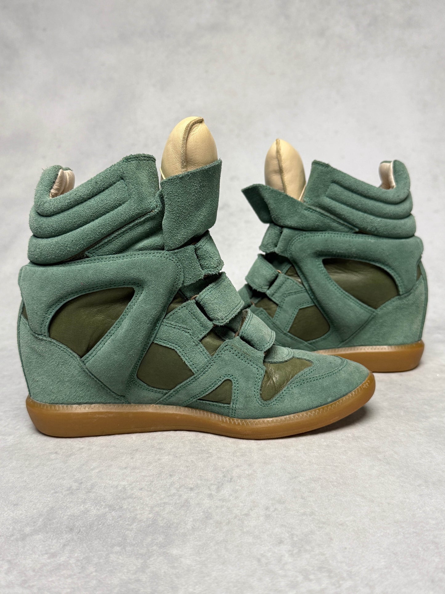 Isabel Marant Bekett Wedge Sneaker Turquoise (38)