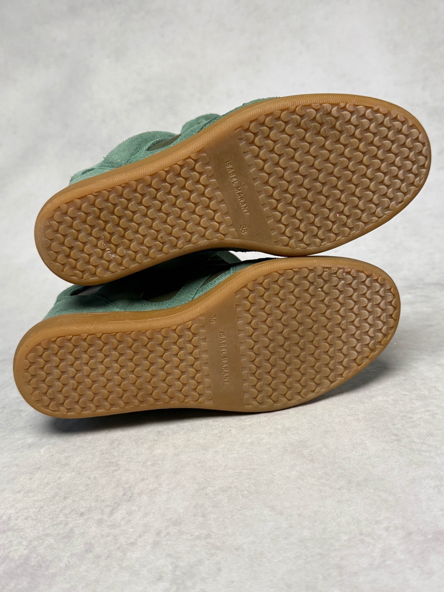 Isabel Marant Bekett Wedge Sneaker Turquoise (38)