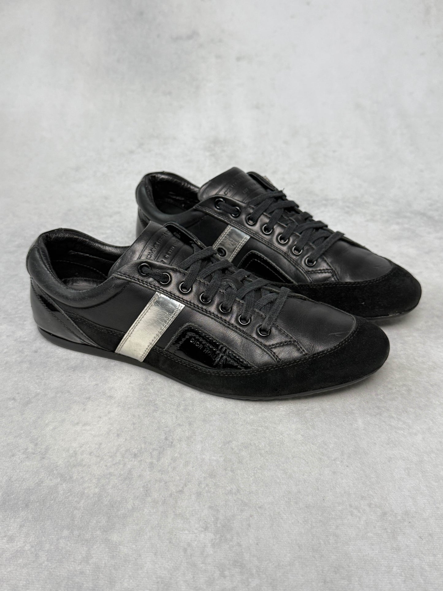 Dior Homme Sneaker Leather Mix Black/Silver (41.5)
