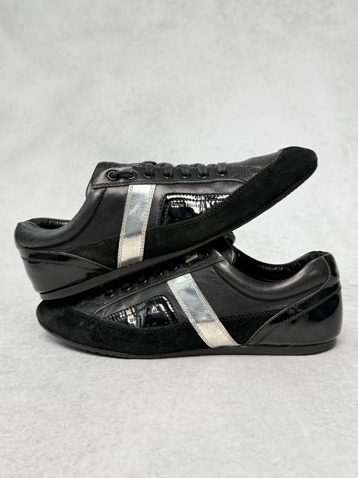 Dior Homme Sneaker Leather Mix Black/Silver (41.5)