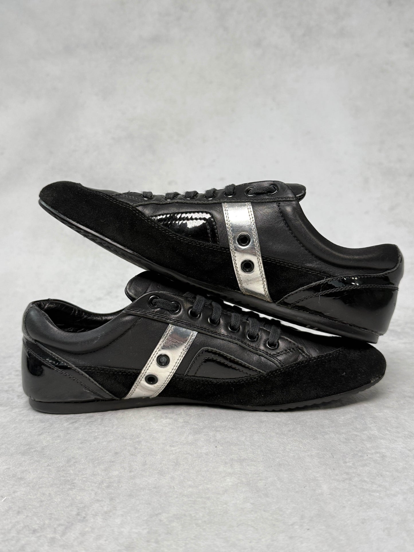 Dior Homme Sneaker Leather Mix Black/Silver (41.5)