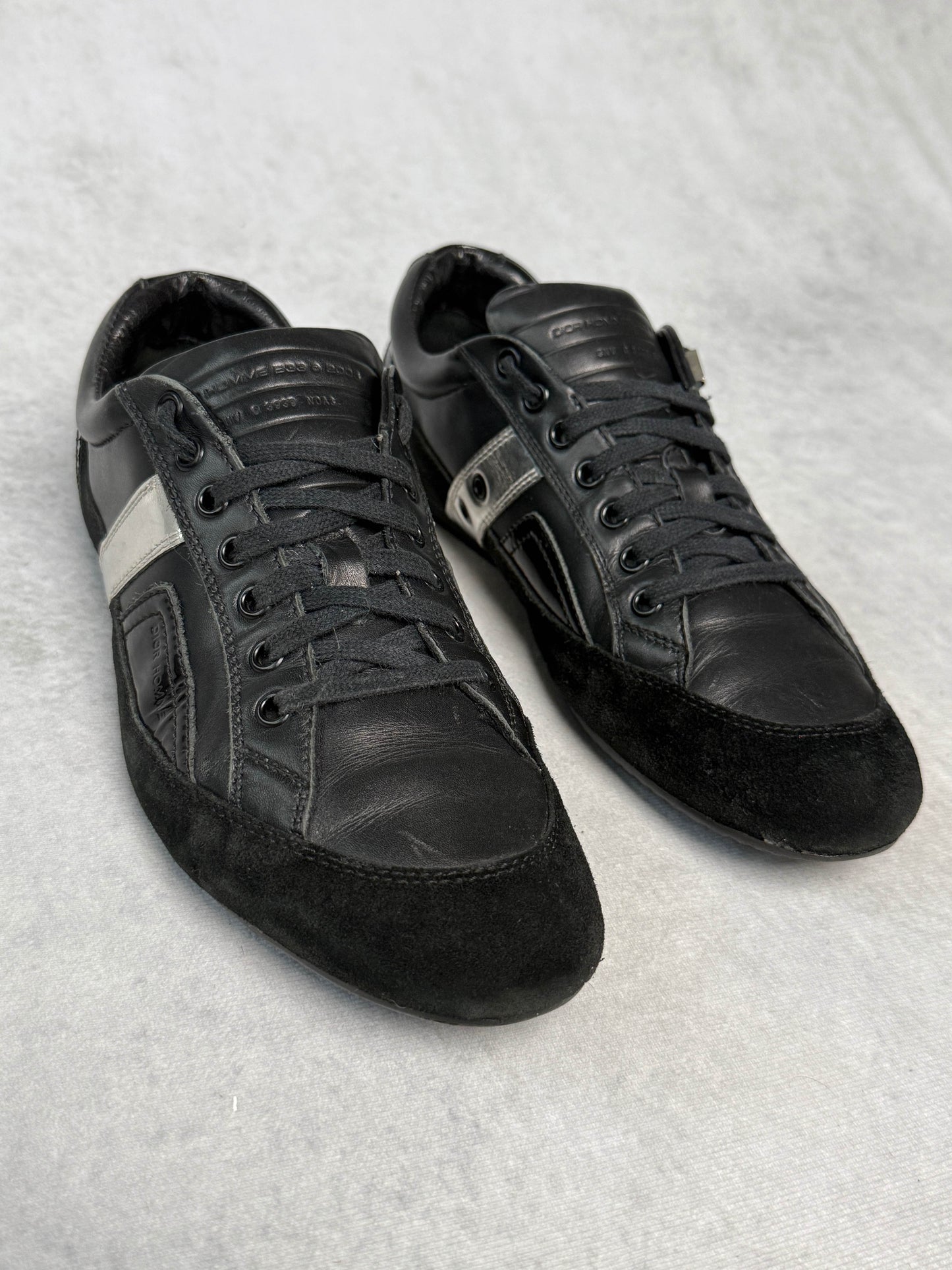Dior Homme Sneaker Leather Mix Black/Silver (41.5)