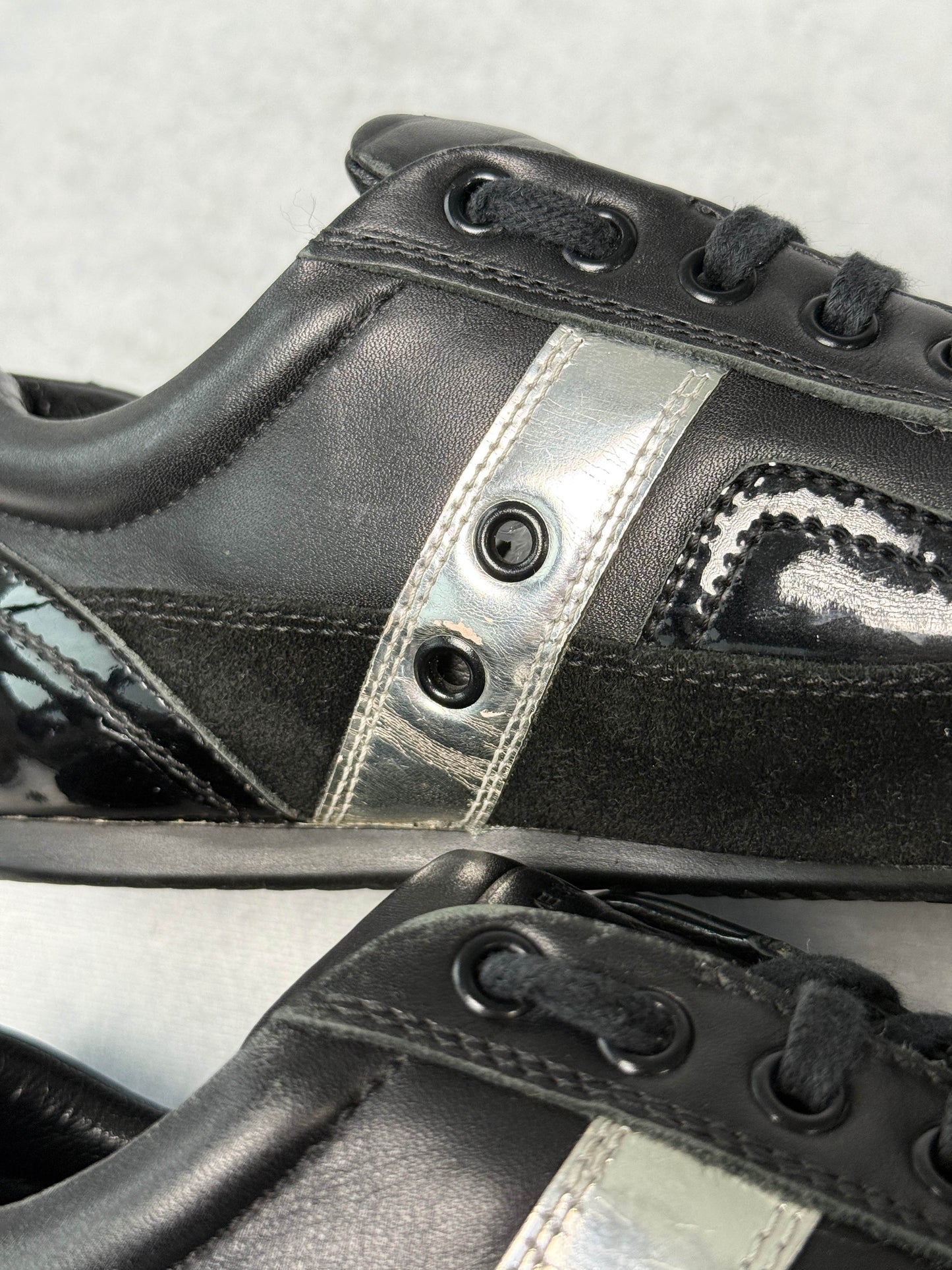 Dior Homme Sneaker Leather Mix Black/Silver (41.5)