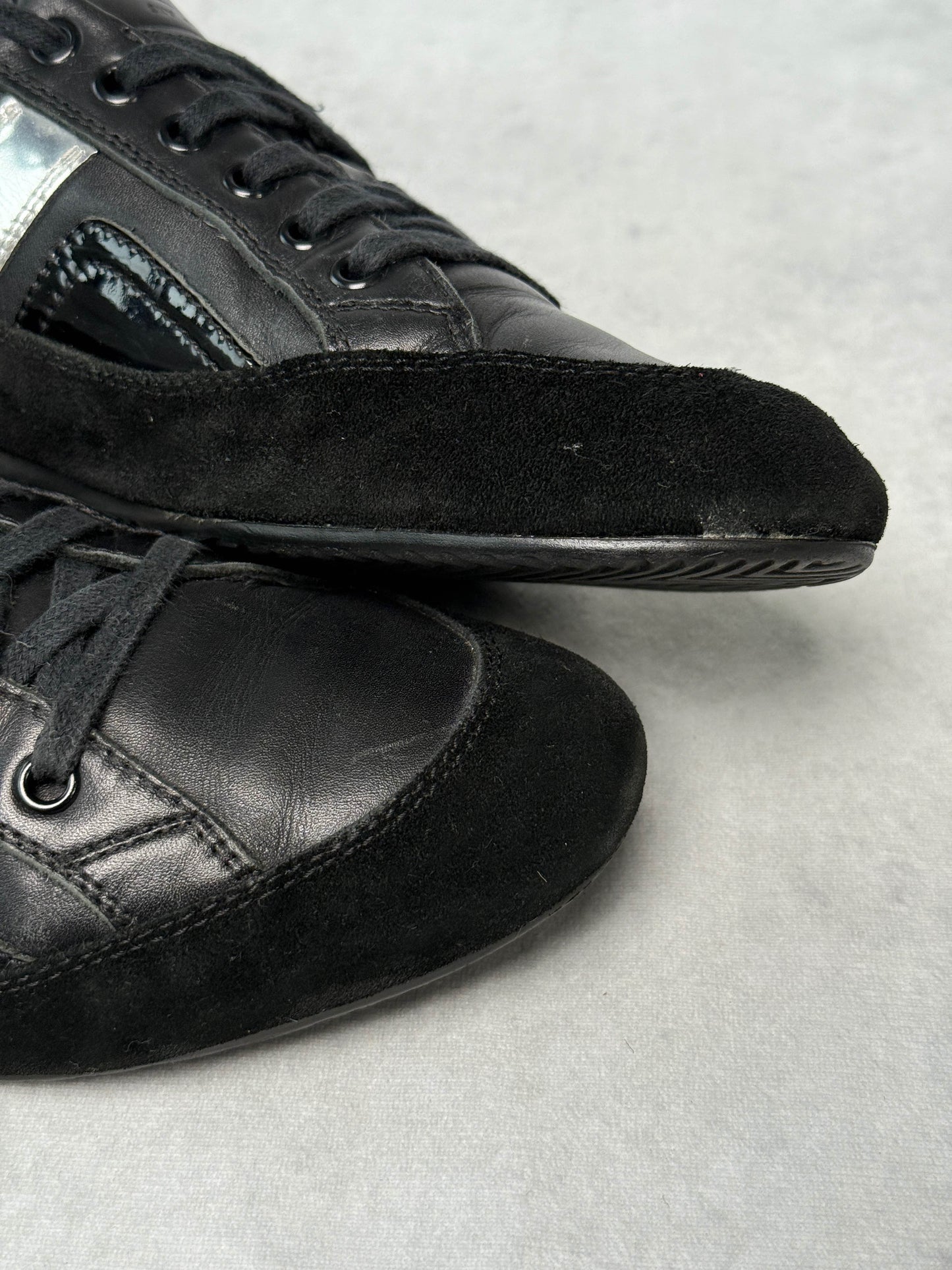 Dior Homme Sneaker Leather Mix Black/Silver (41.5)