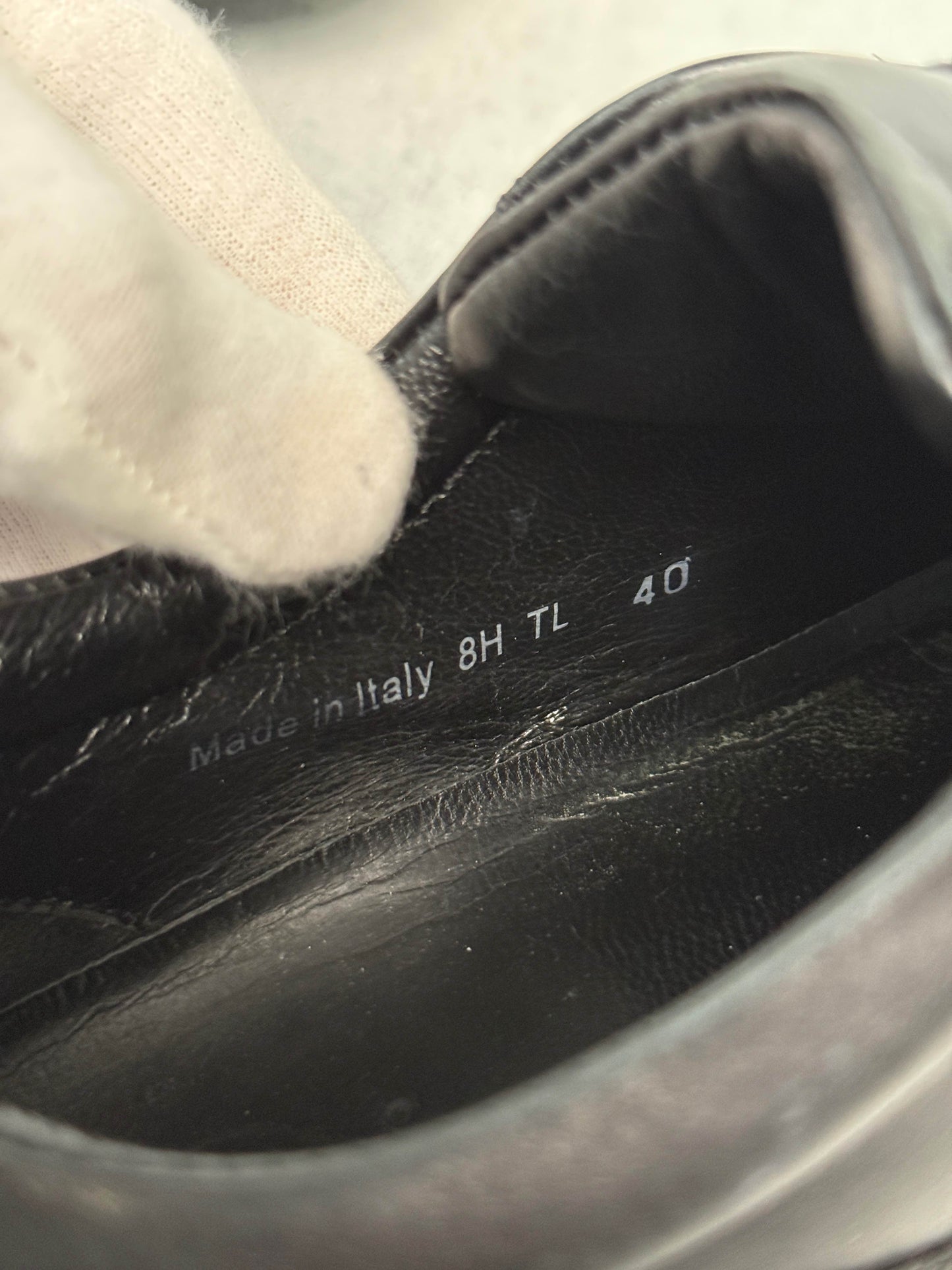 Dior Homme Sneaker Leather Mix Black/Silver (41.5)