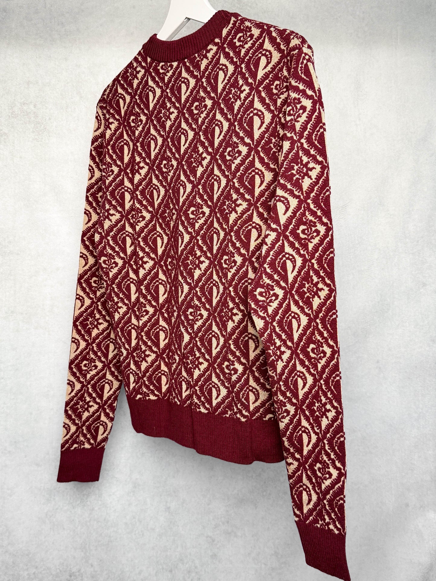 Marine Serre Moon Diamond Jacquard Crewneck Jumper