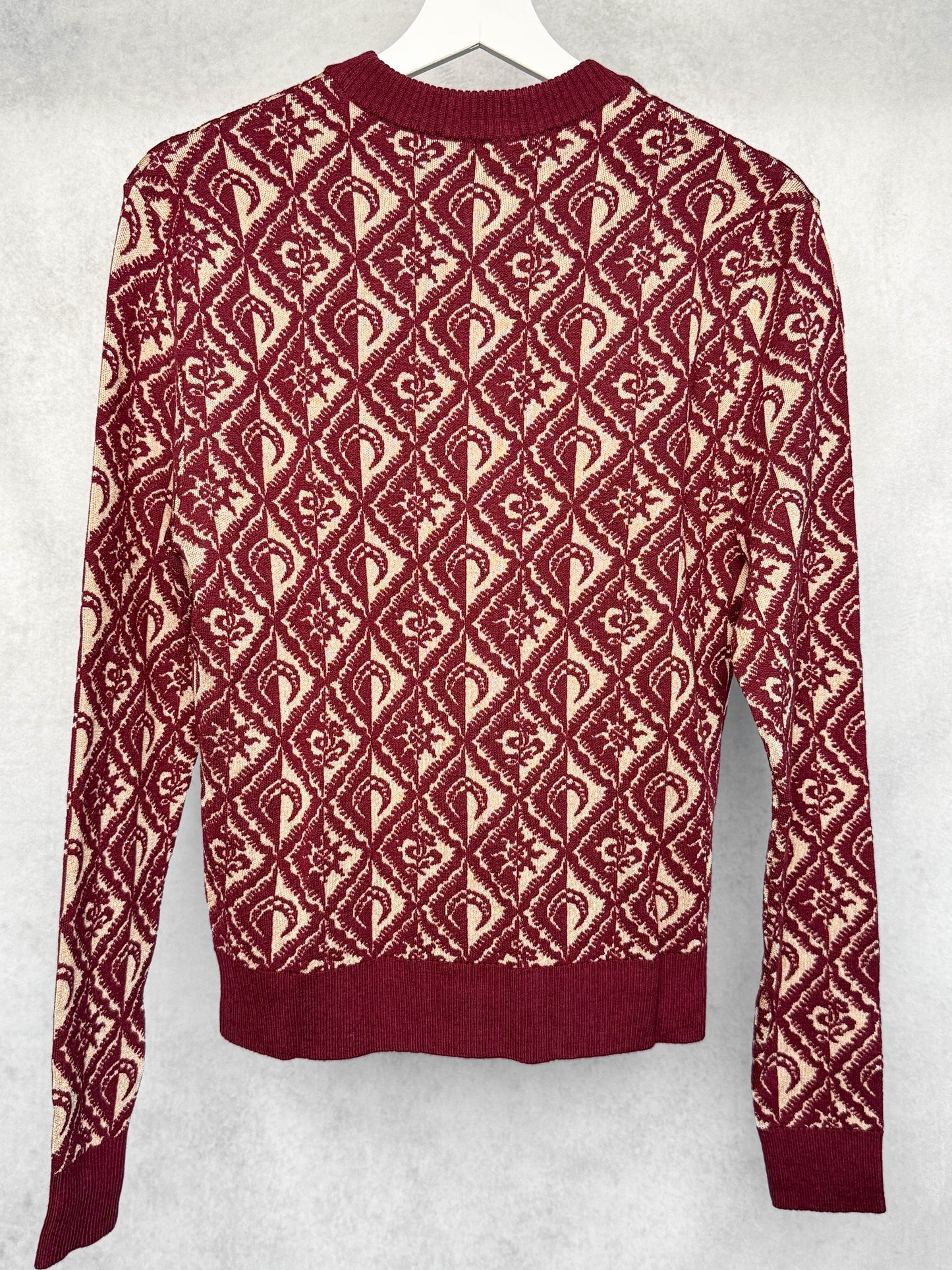 Marine Serre Moon Diamond Jacquard Crewneck Jumper
