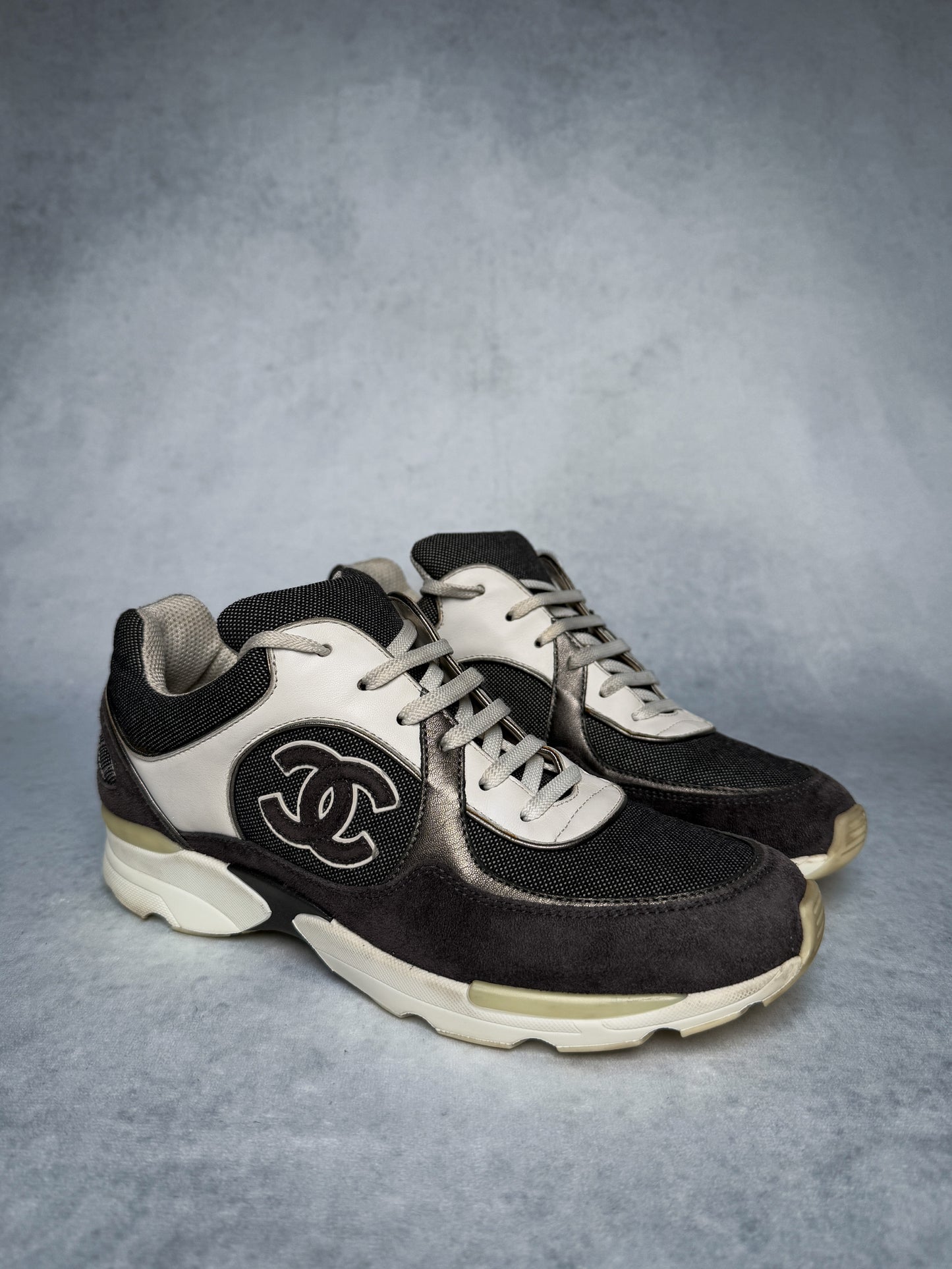 Chanel Runner Suede/Canvas Dark Blue (38)