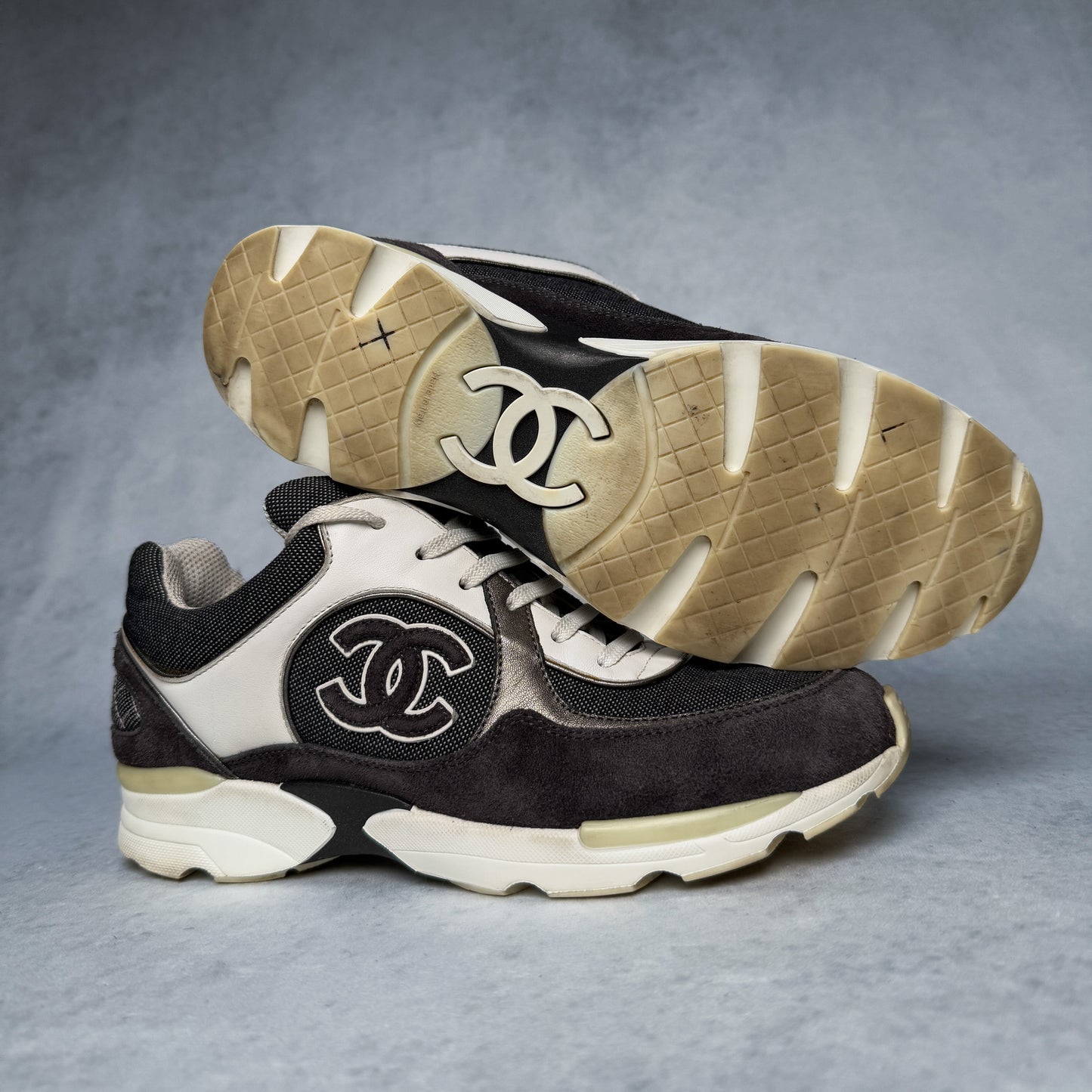 Chanel Runner Suede/Canvas Dark Blue (38)
