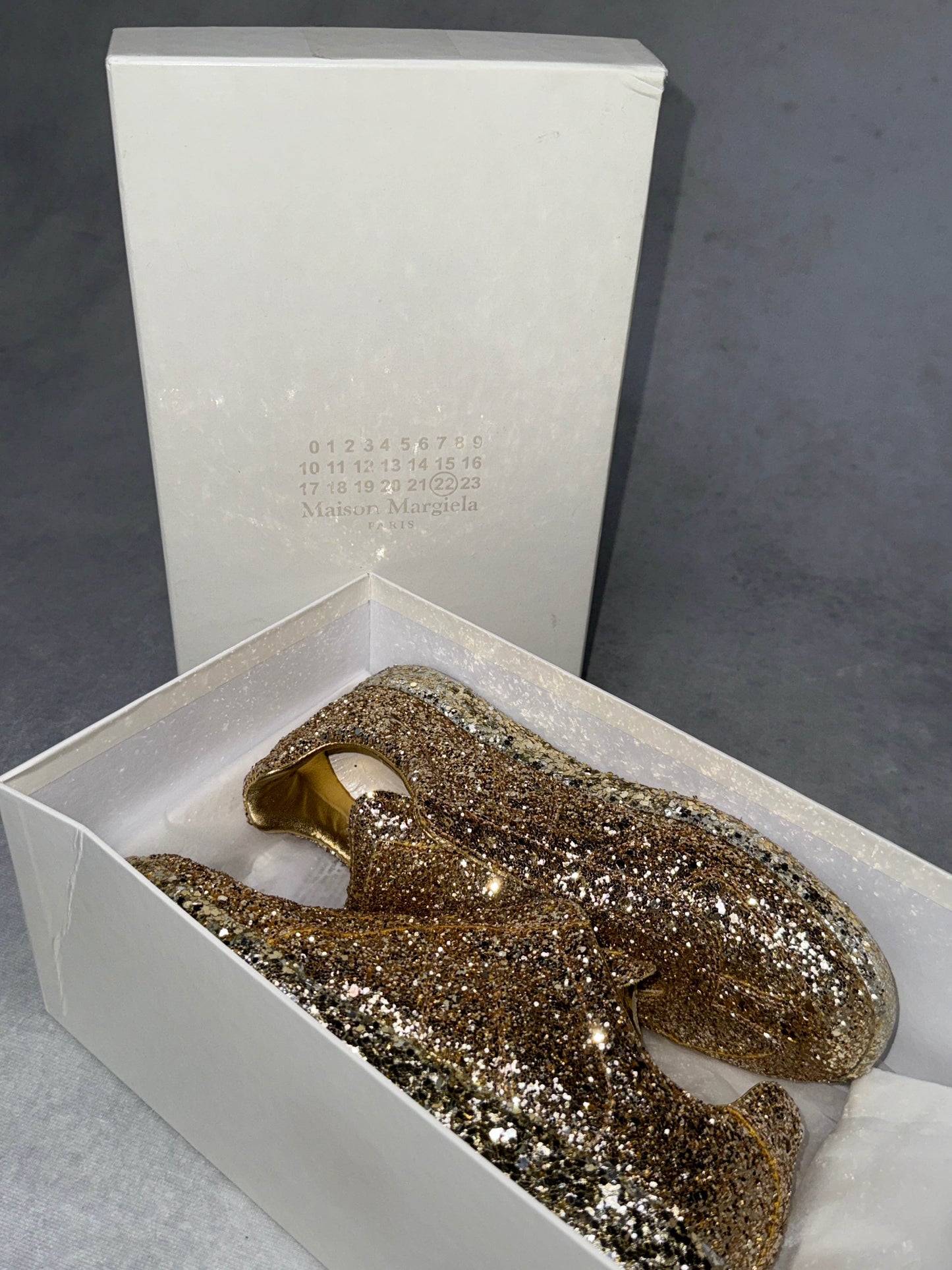 Maison Margiela Replica Low Gold Glitter (37)