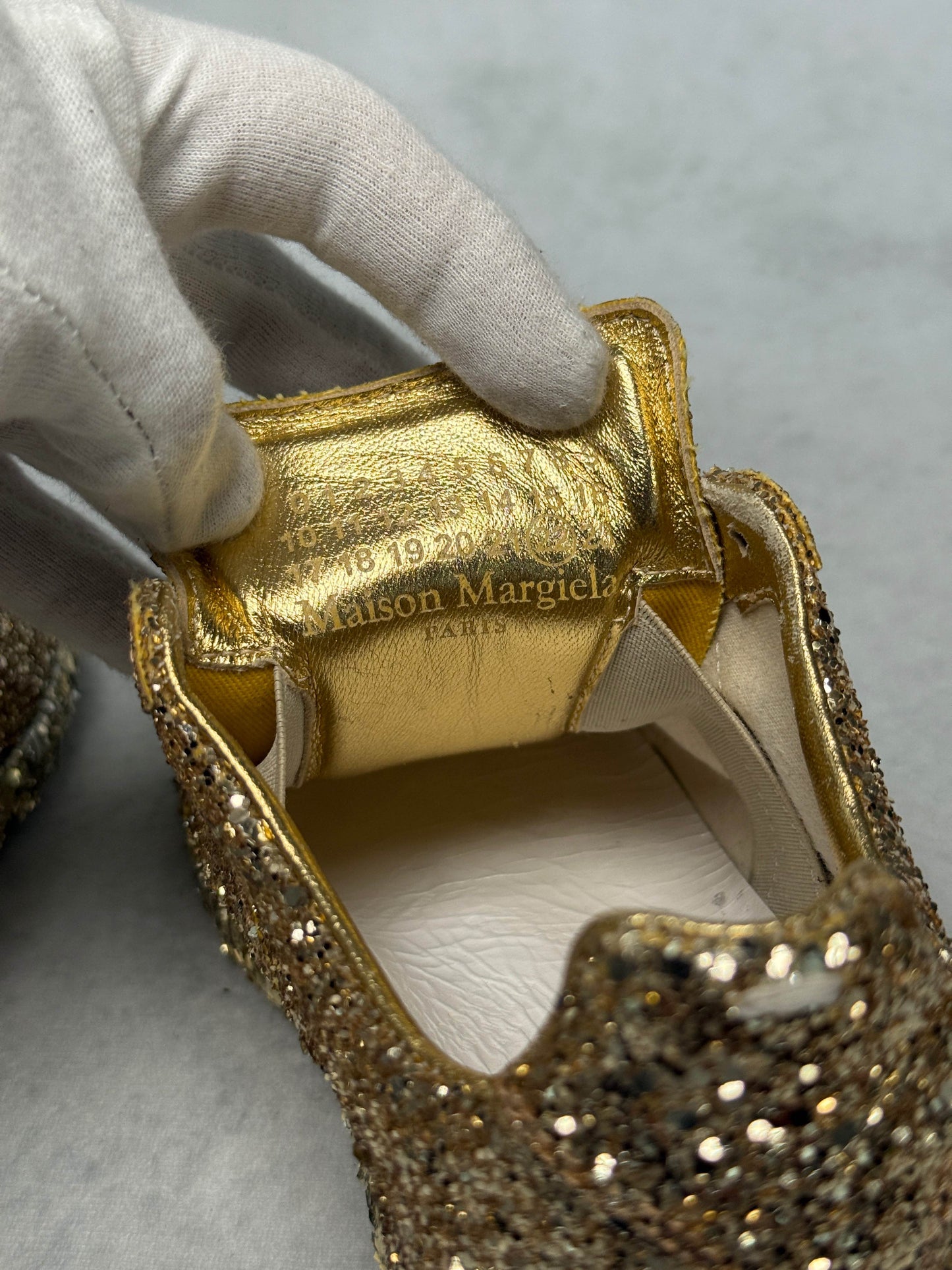 Maison Margiela Replica Low Gold Glitter (37)