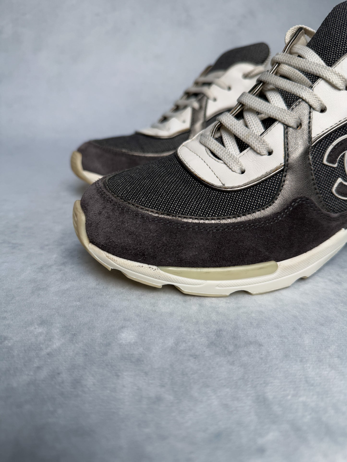 Chanel Runner Suede/Canvas Dark Blue (38)