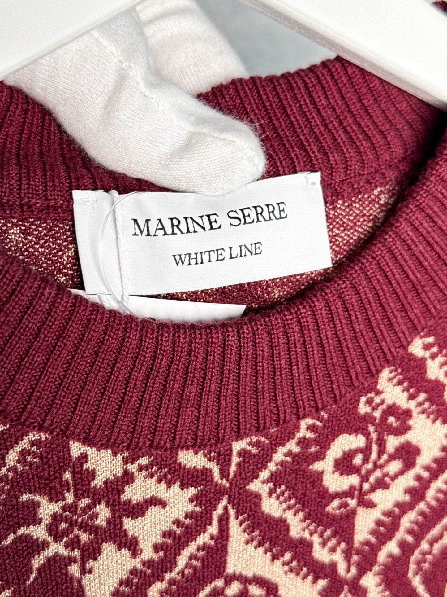 Marine Serre Moon Diamond Jacquard Crewneck Jumper