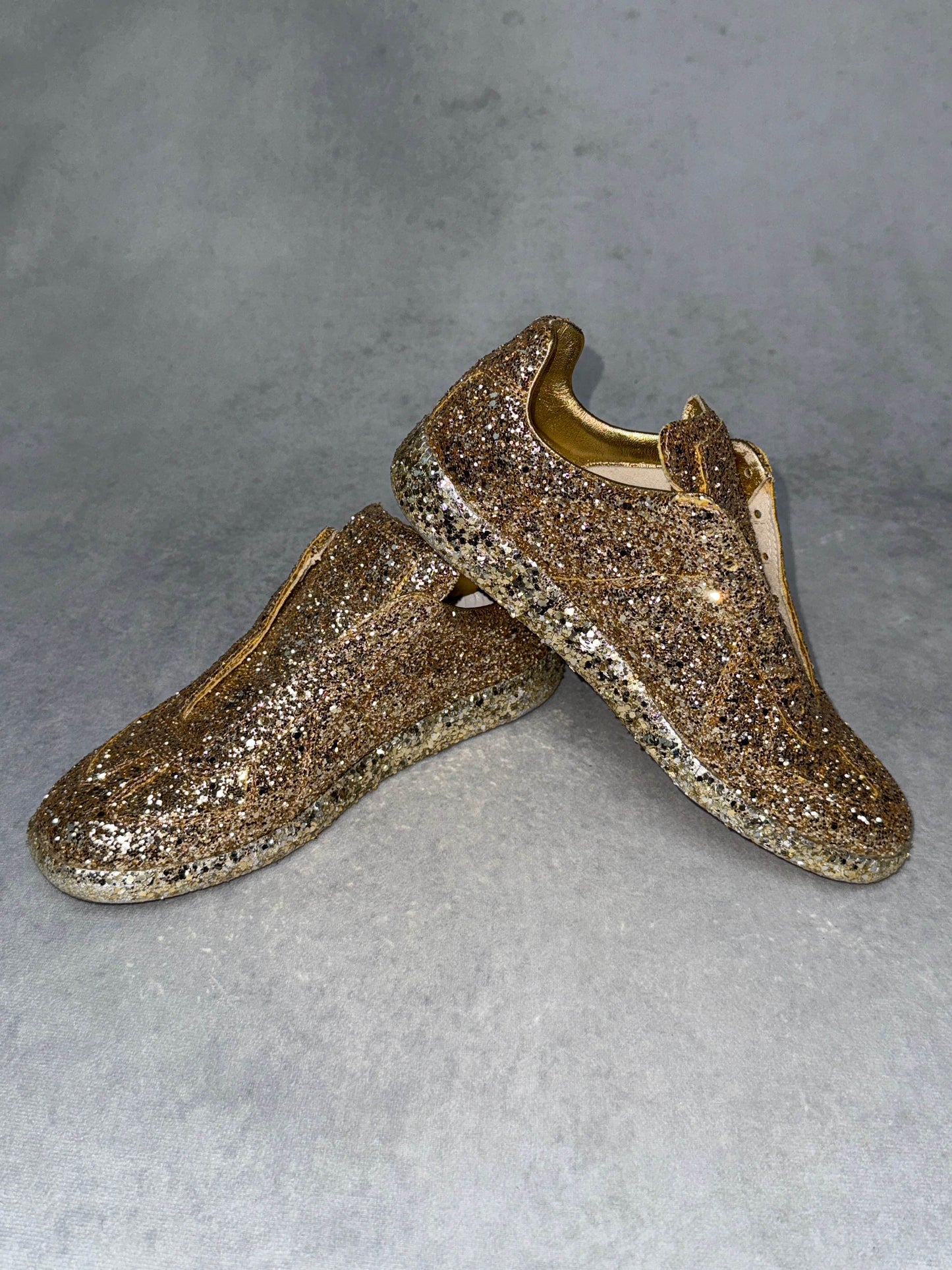 Maison Margiela Replica Low Gold Glitter (37)