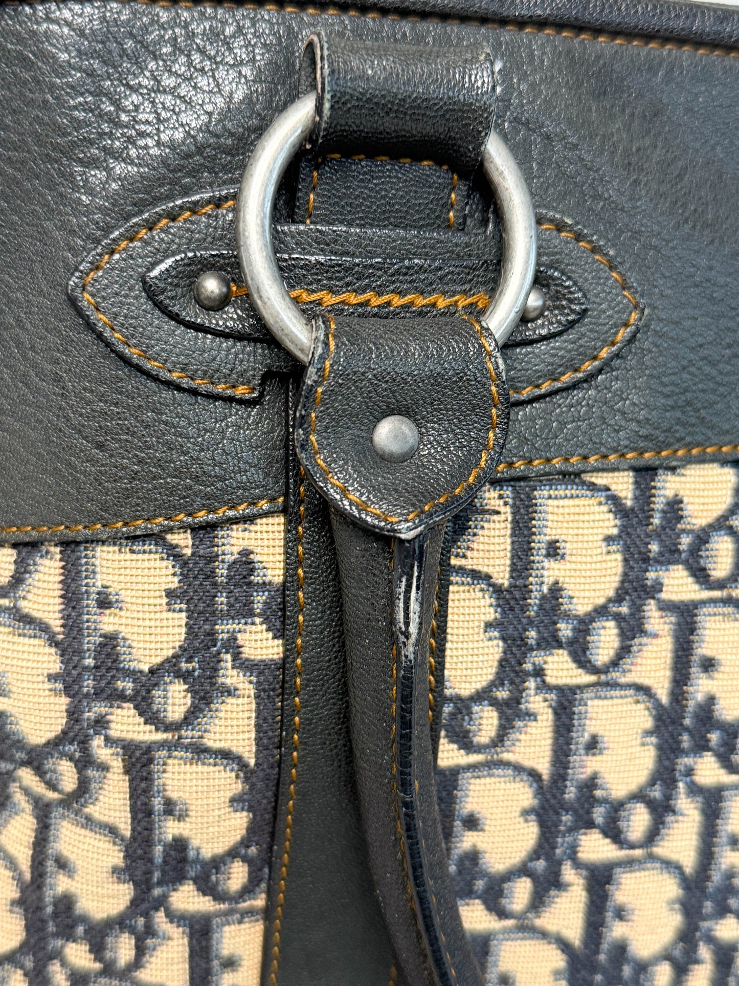 Dior Vintage Trotter Bag Oblique Monogram