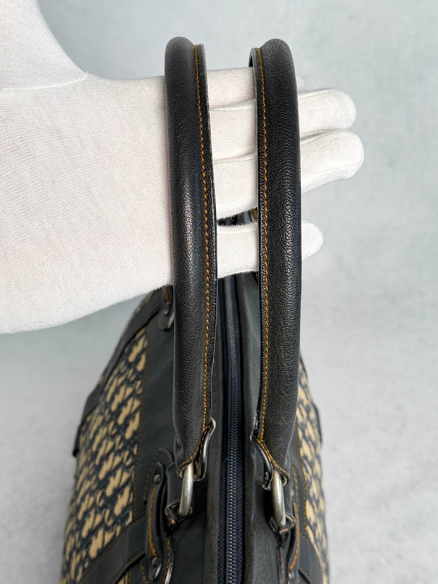 Dior Vintage Trotter Bag Oblique Monogram