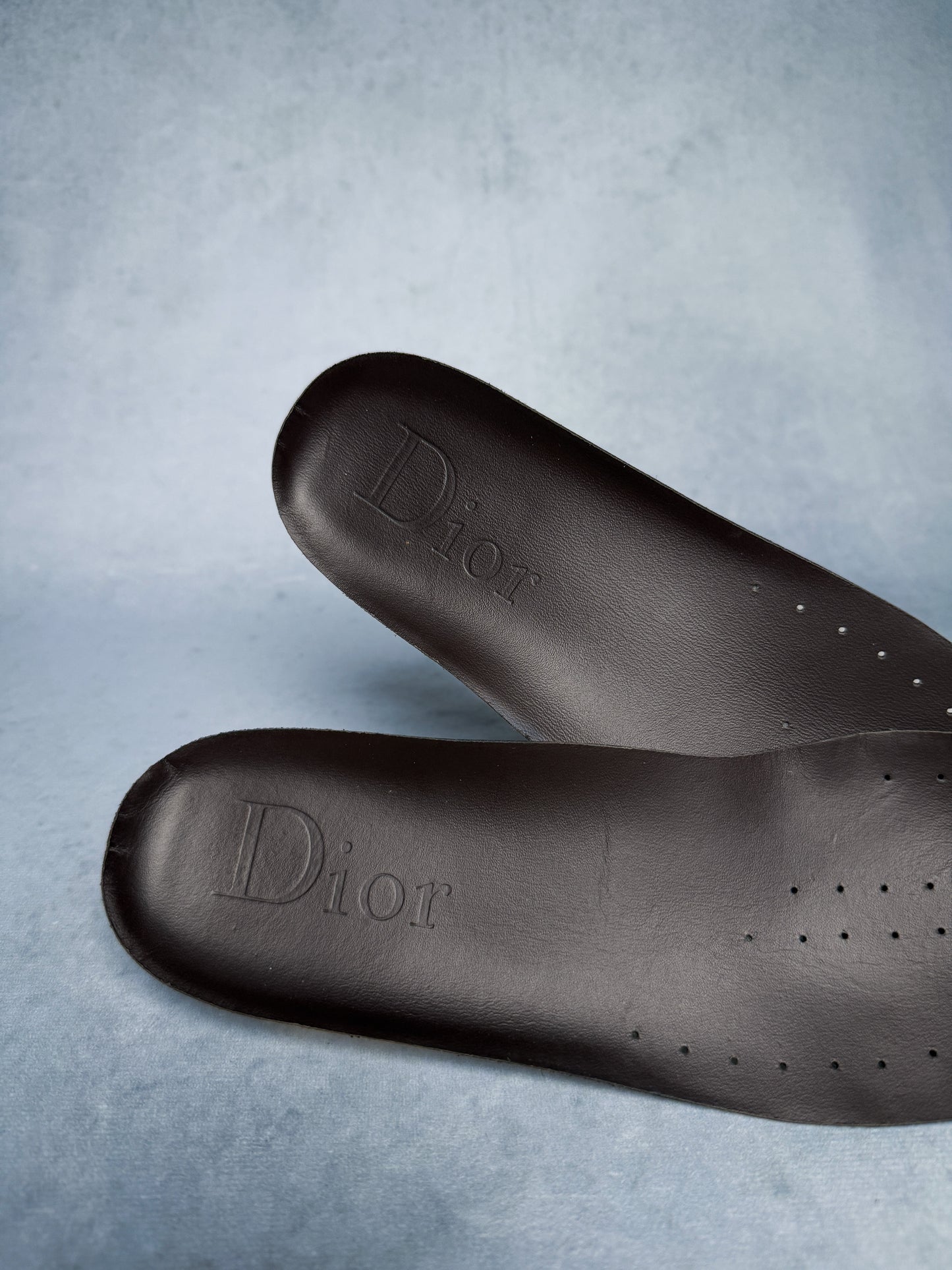 Dior Homme Sneakers Leather/Suede Navy and Brown (42)