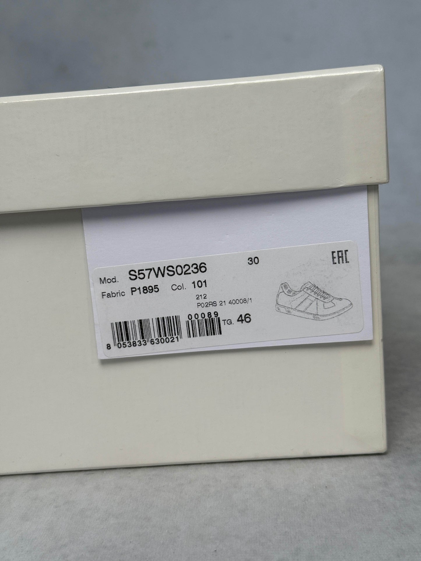 Maison Margiela Replica Low Classic White/Grey (46)