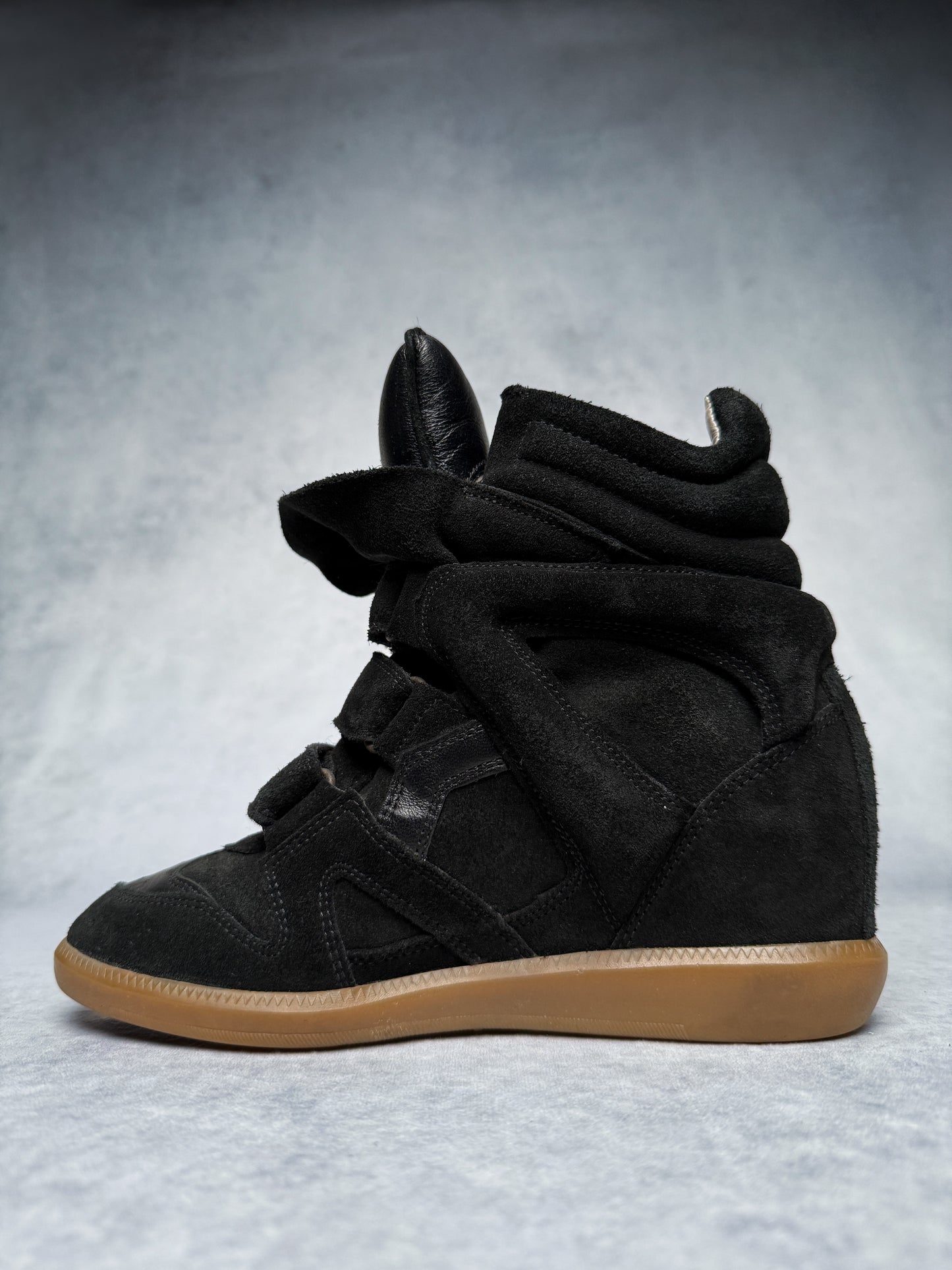 Isabel Marant Bekett Wedge Sneaker Black (37)