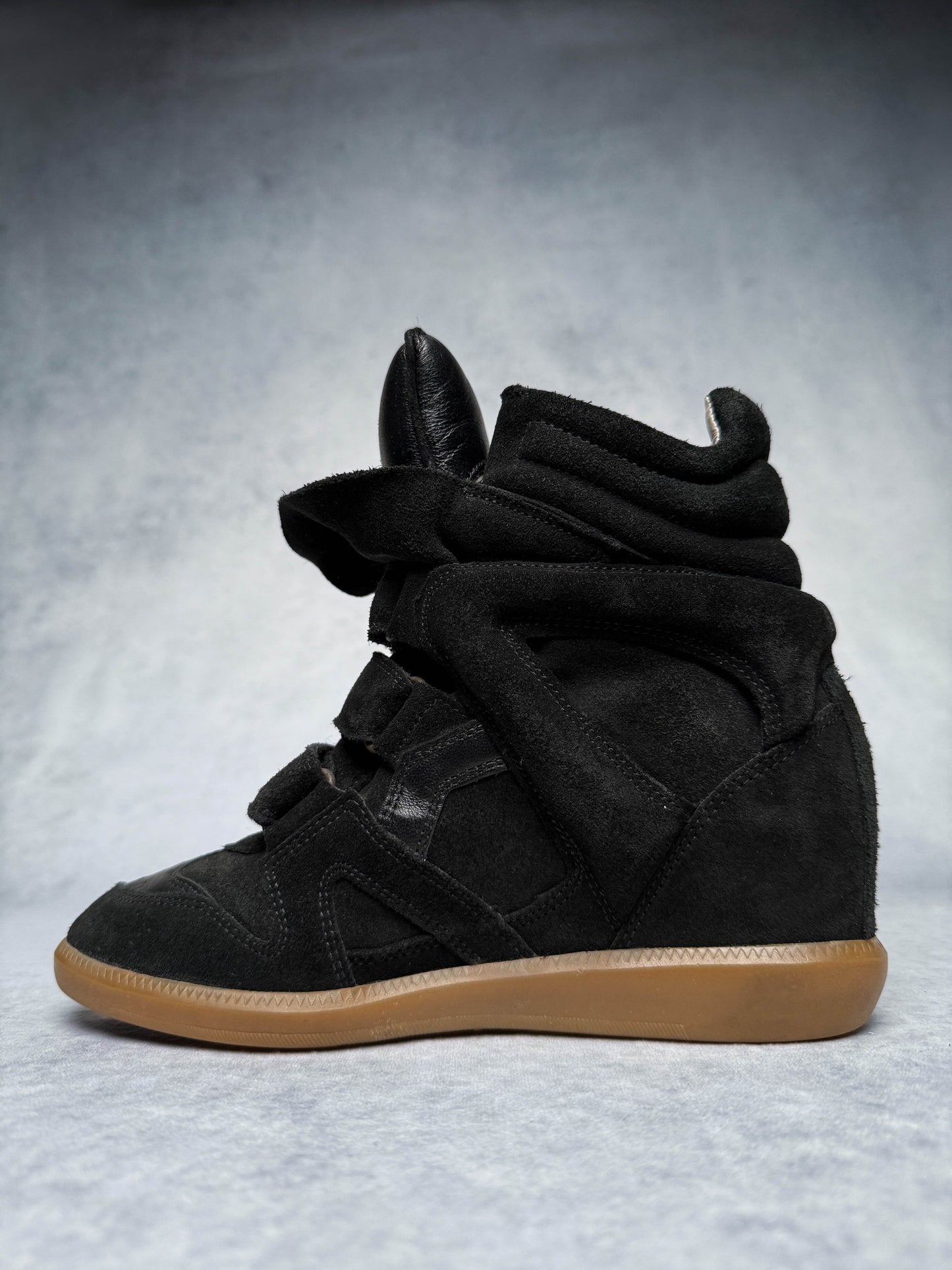 Isabel Marant Bekett Wedge Sneaker Black (37)