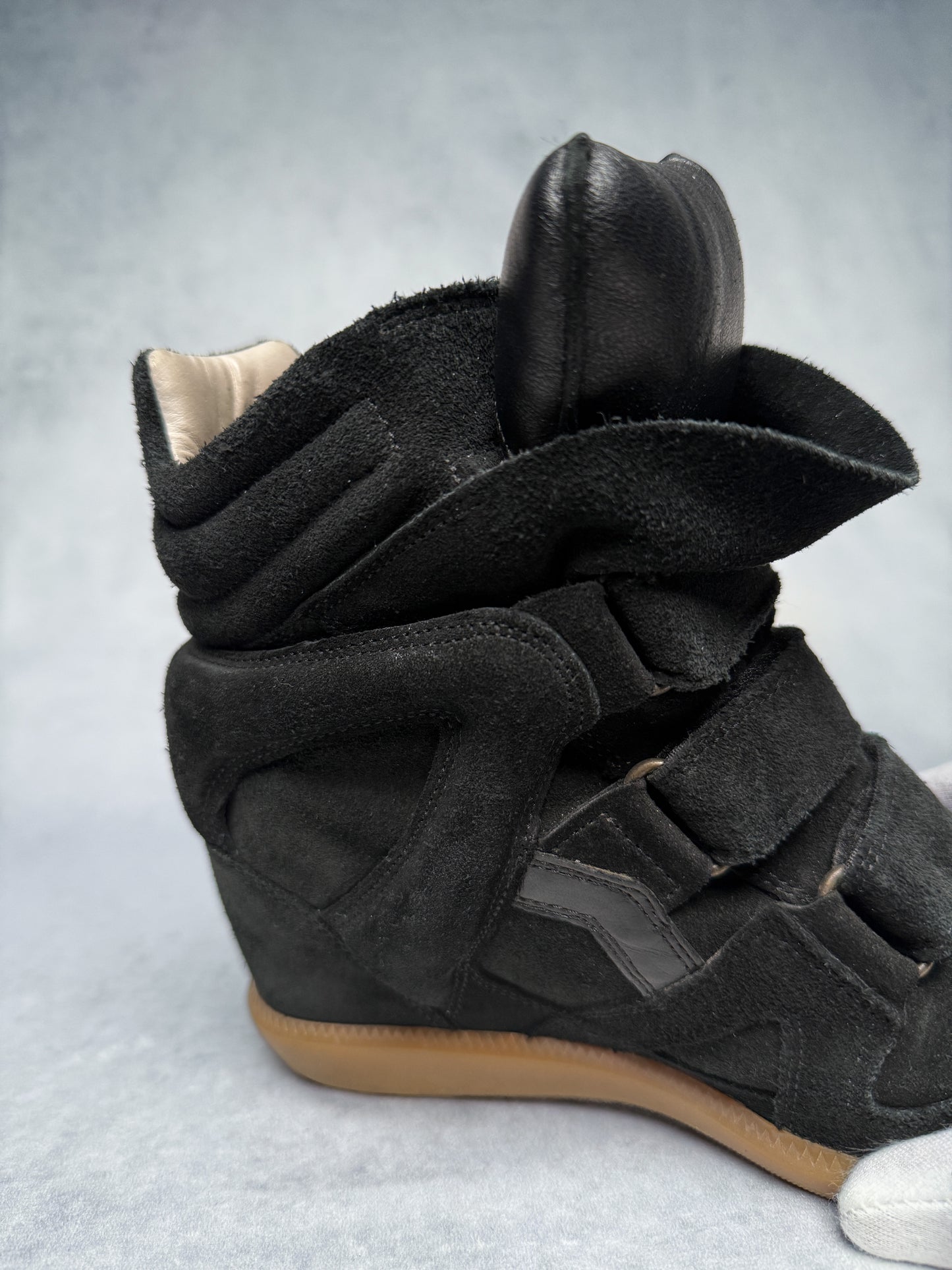 Isabel Marant Bekett Wedge Sneaker Black (37)