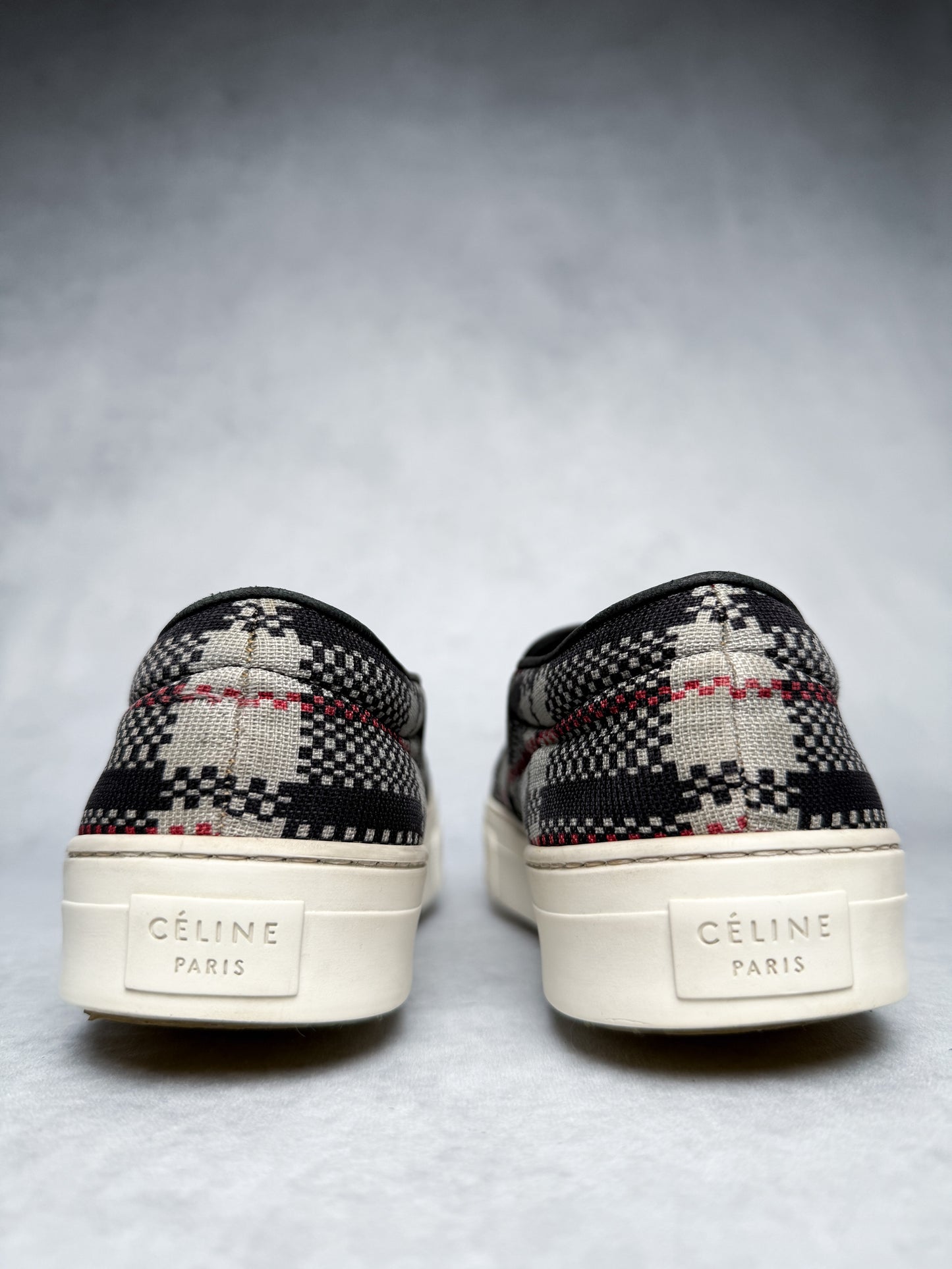 Celine Slip-On Sneaker Fabric/Leather (39.5)