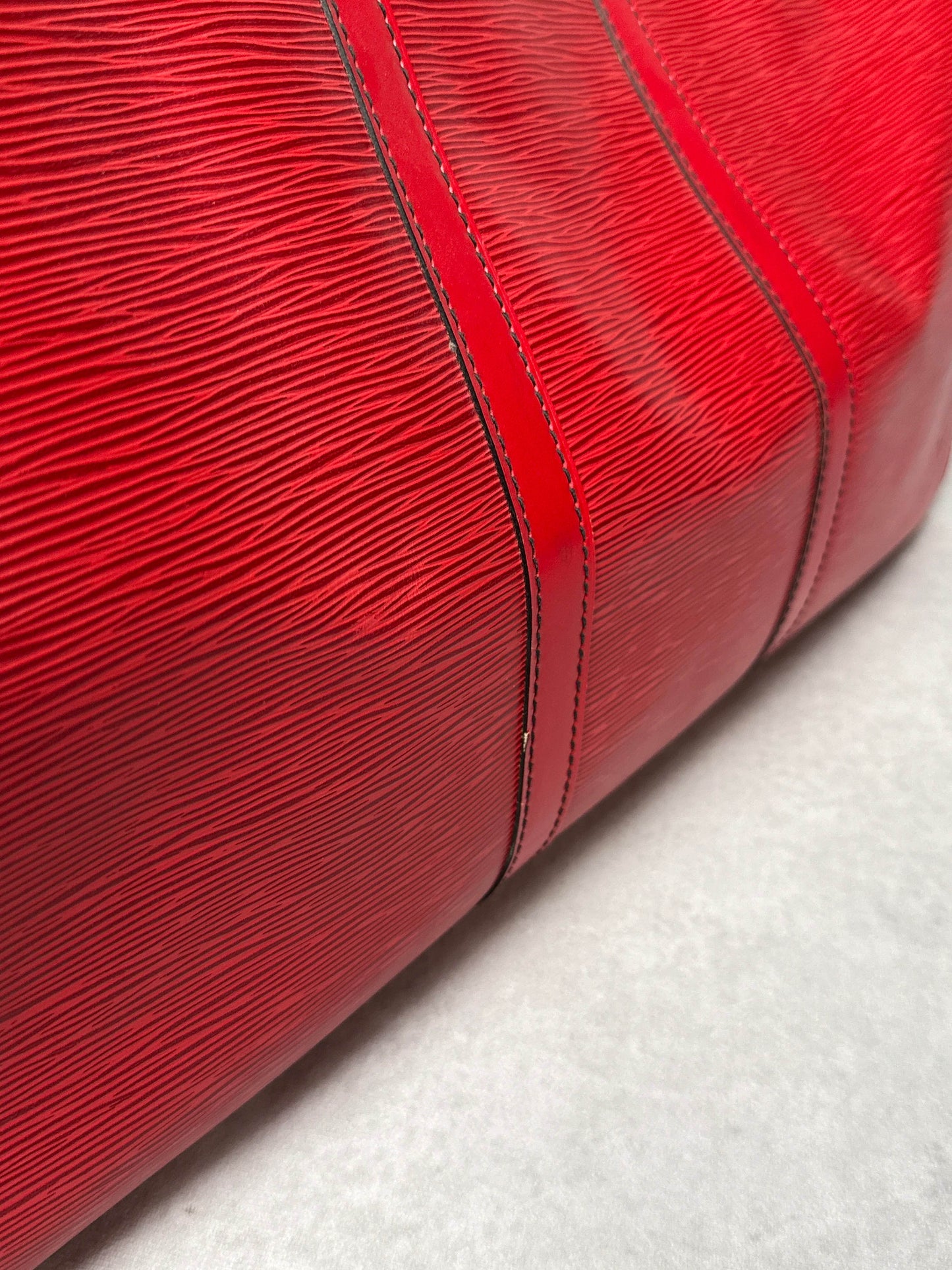 Louis Vuitton Keepall 50 Epi Leather Red 2010