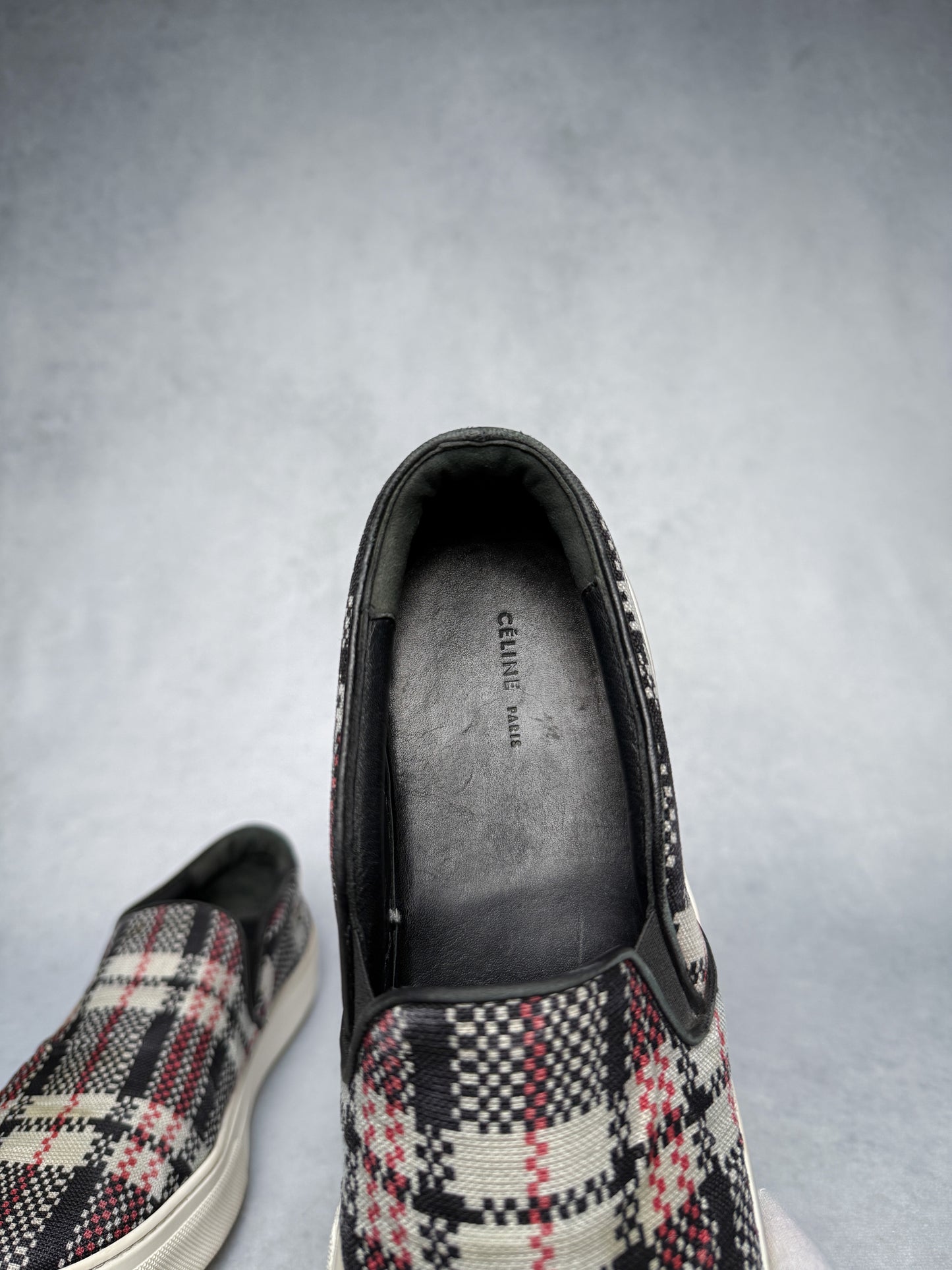 Celine Slip-On Sneaker Fabric/Leather (39.5)